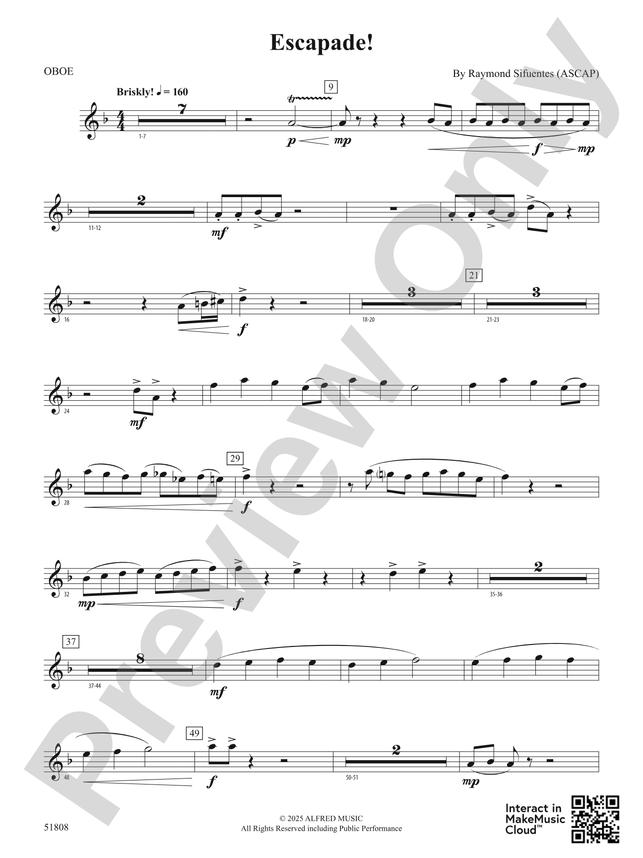 Escapade!: Oboe