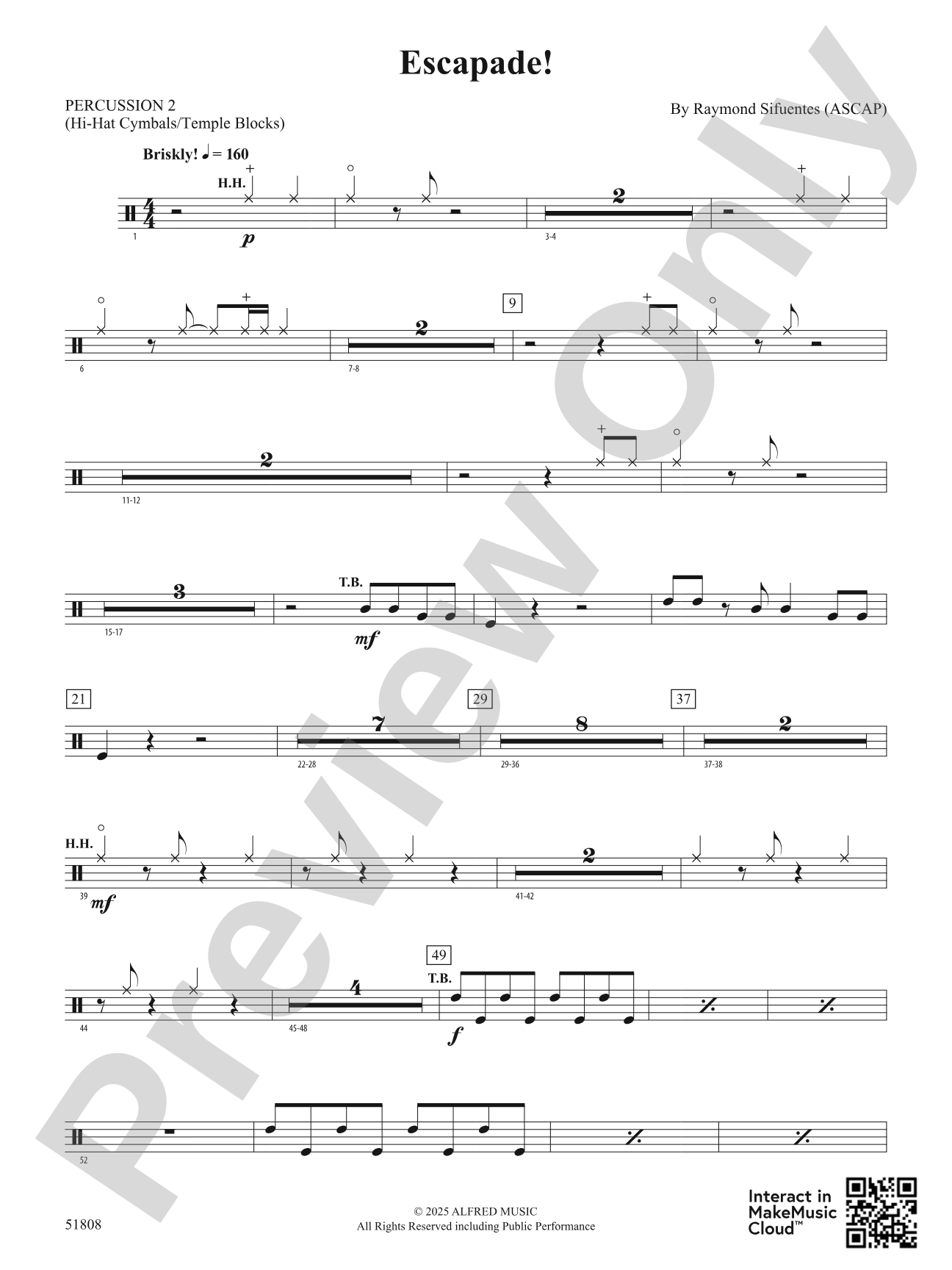 Escapade!: 2nd Percussion