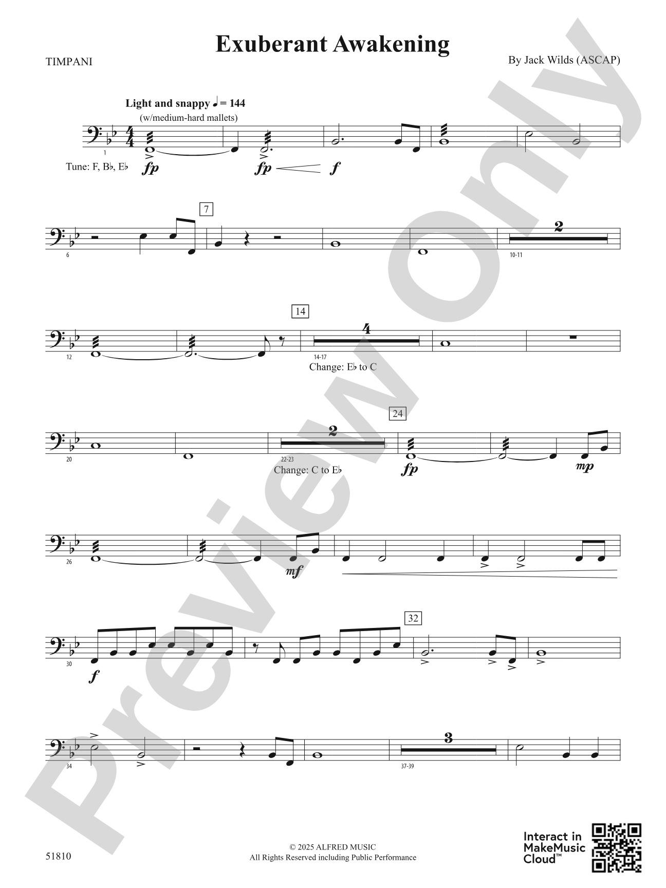 Exuberant Awakening: Timpani