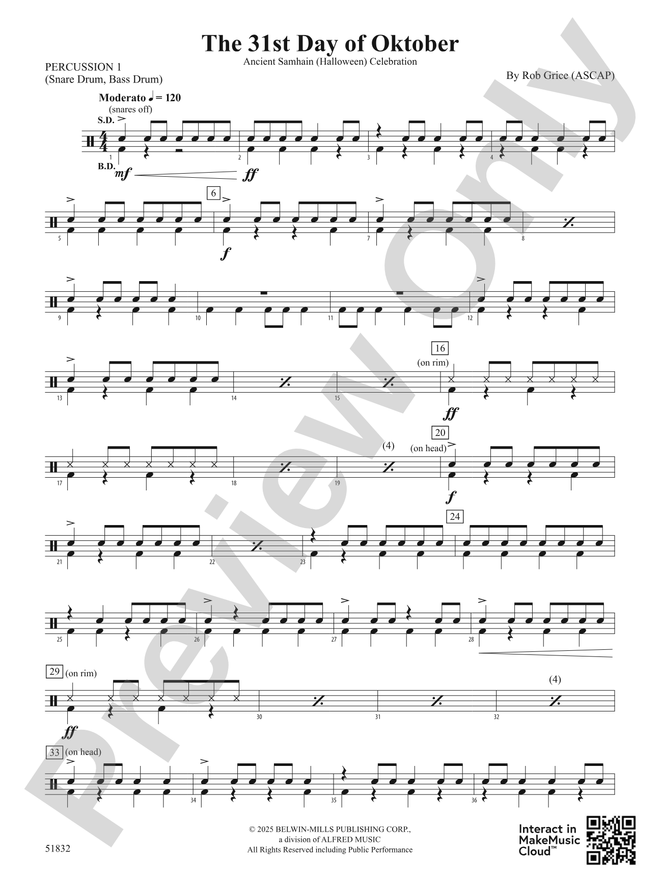The 31st Day of Oktober: 1st Percussion