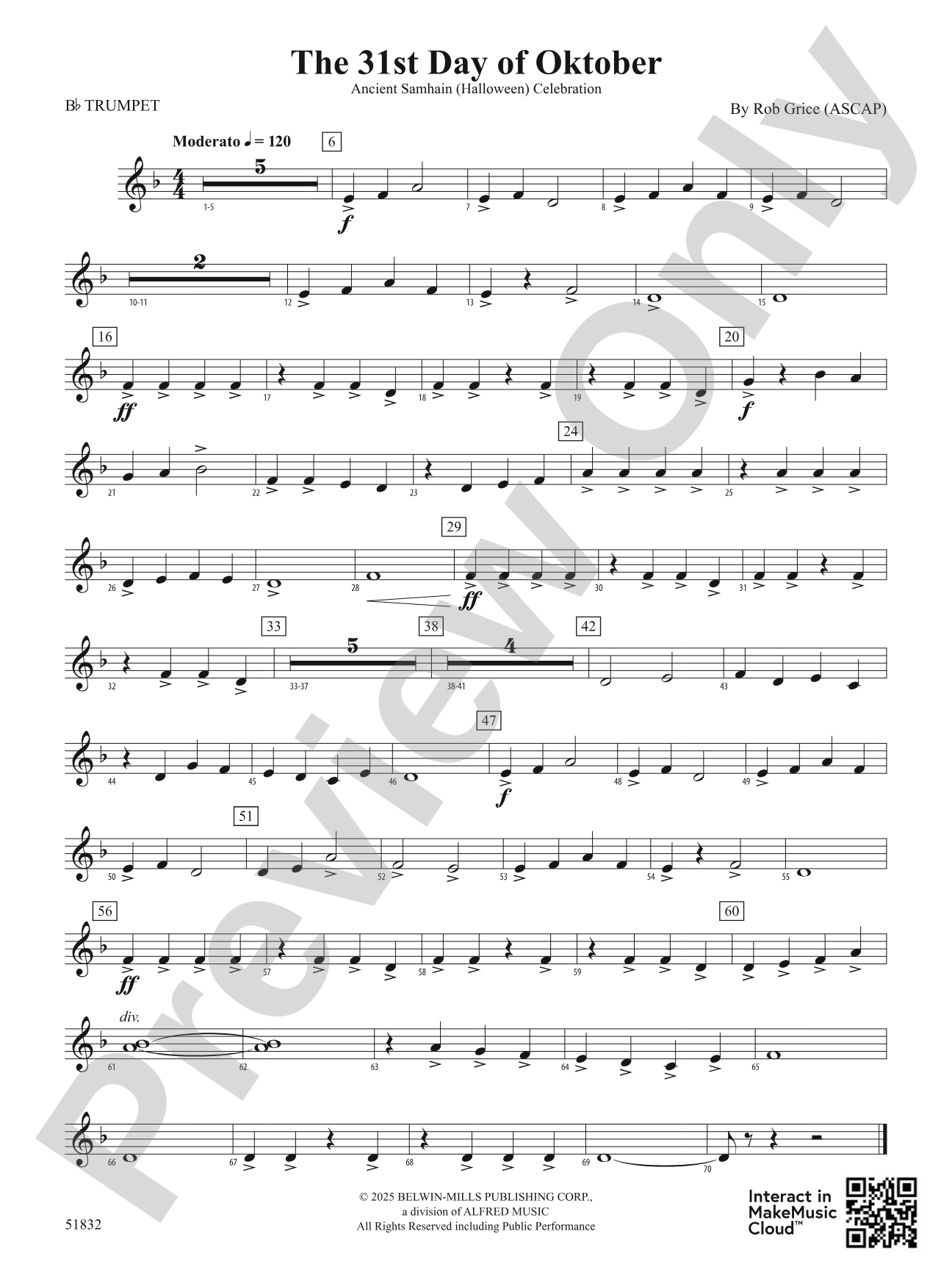 The 31st Day of Oktober: 1st B-flat Trumpet