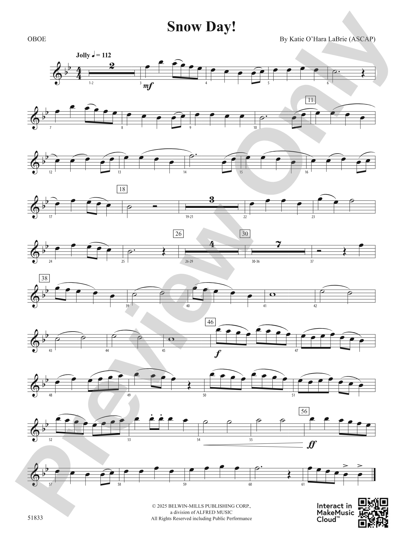 Snow Day!: Oboe