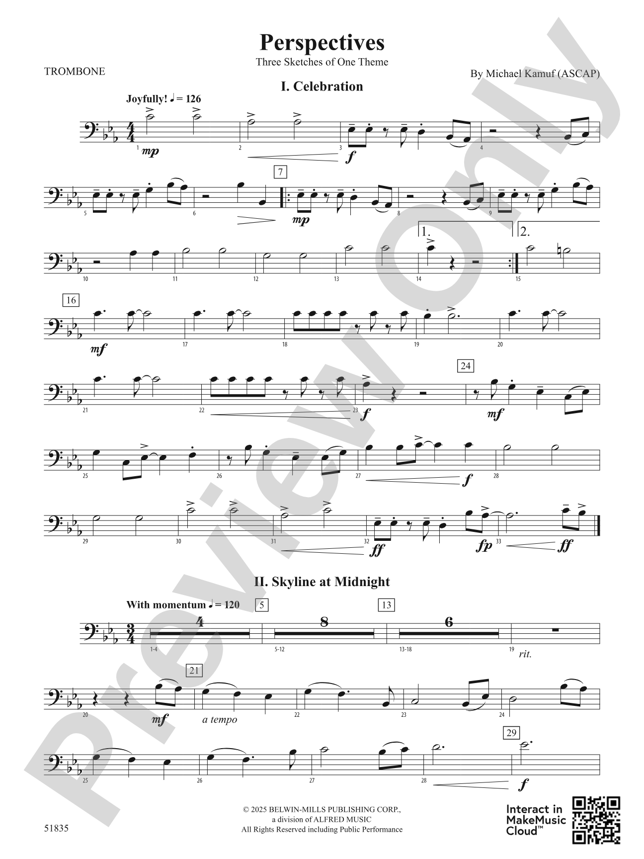 Perspectives: 1st Trombone