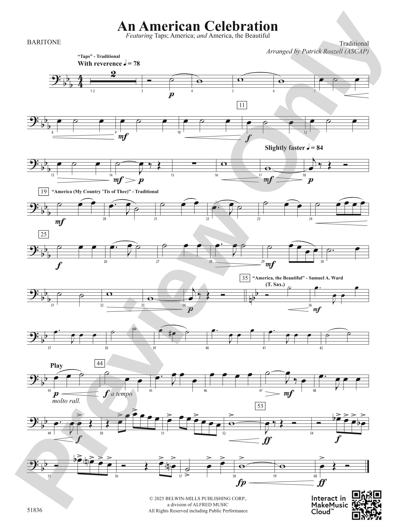 An American Celebration: Baritone B.C.