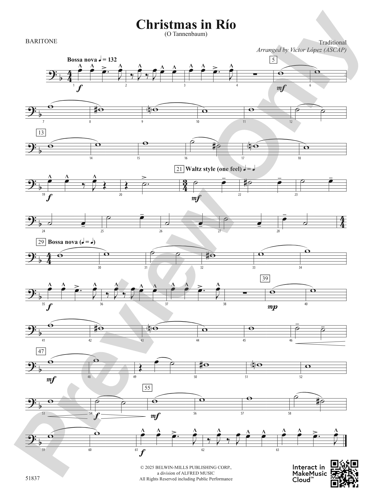 Christmas in Río: Baritone B.C.