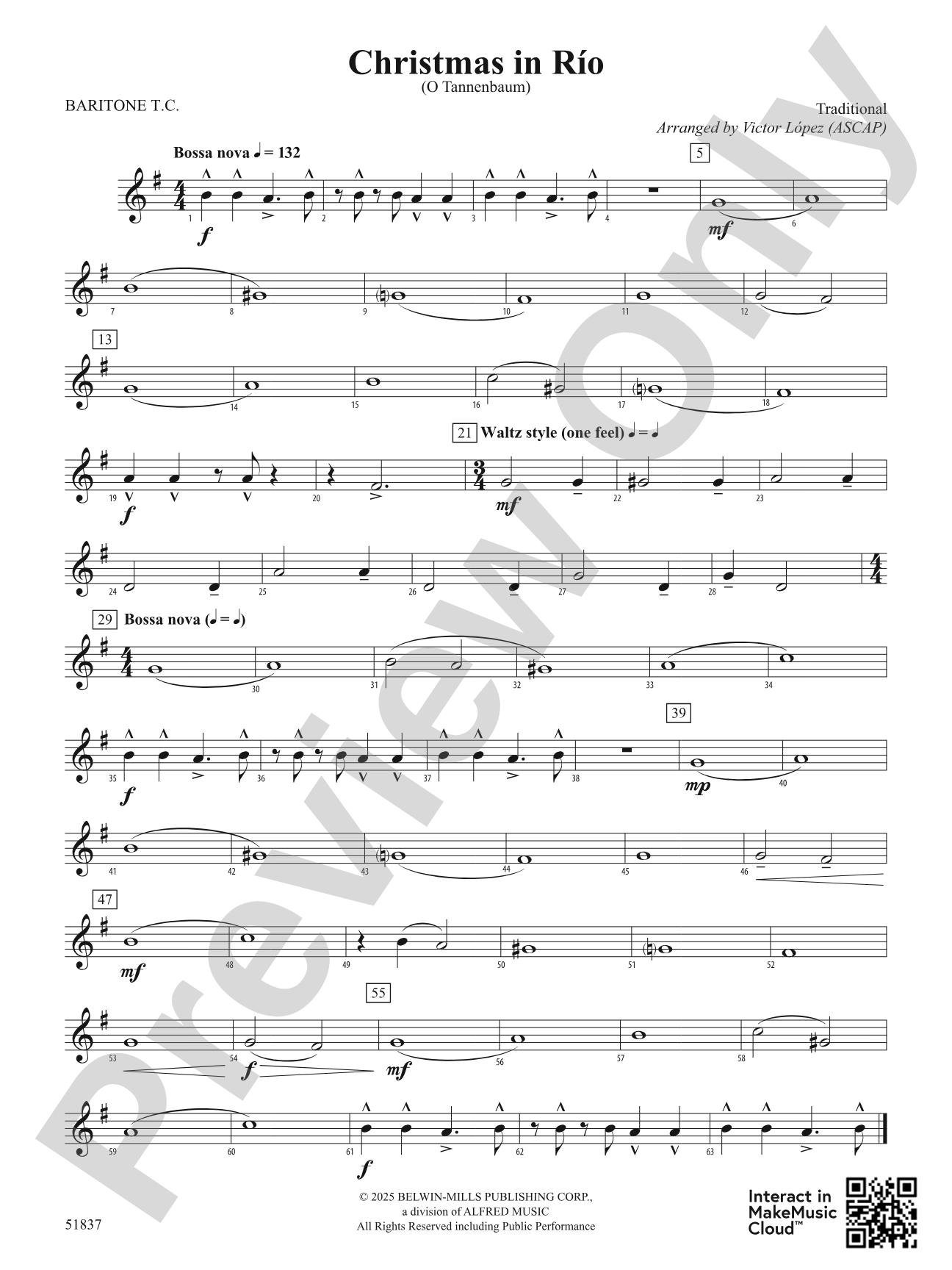 Christmas in Río: Baritone T.C.