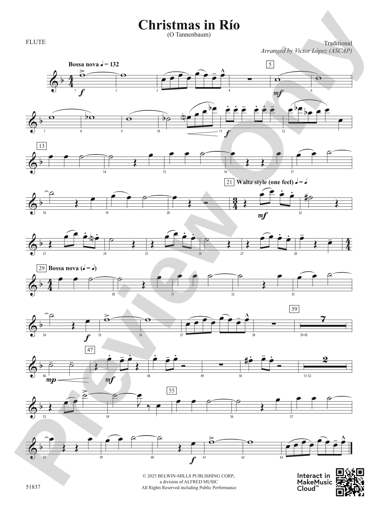 Christmas in Río: Flute