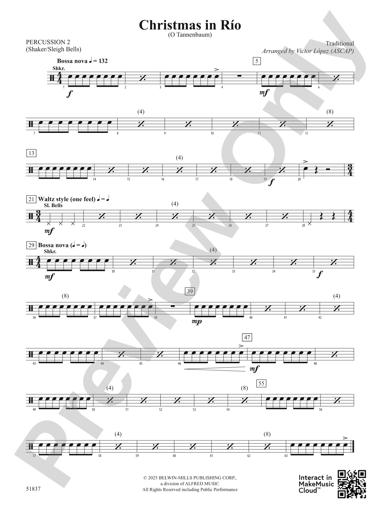 Christmas in Río: 2nd Percussion