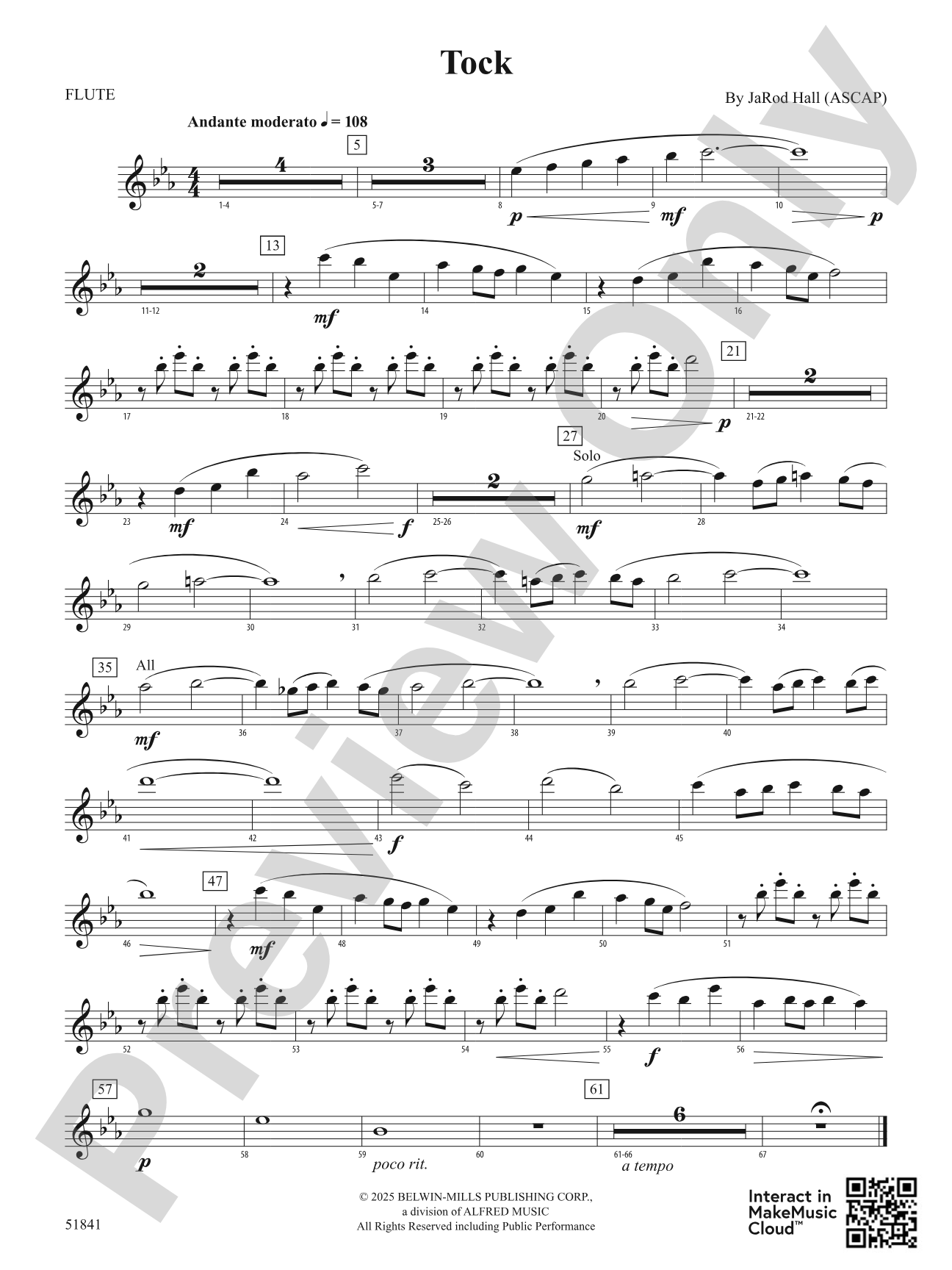 Tock: Flute