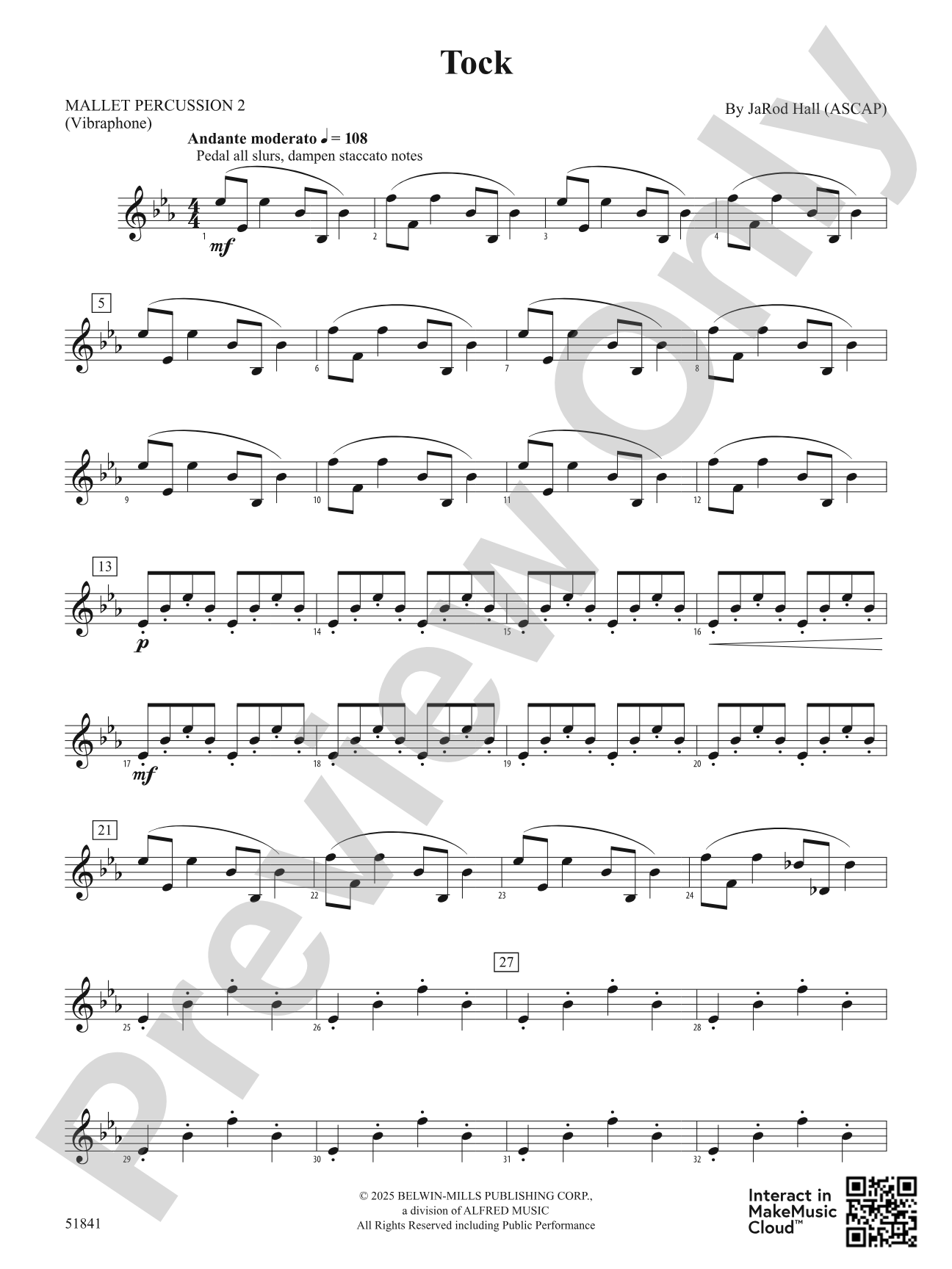 Tock: 2nd Mallet Percussion
