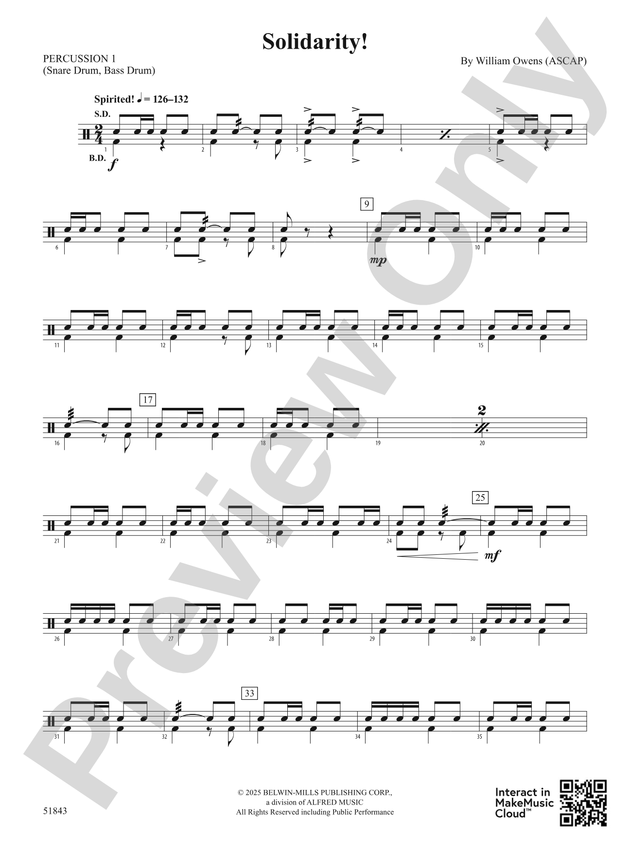 Solidarity!: 1st Percussion