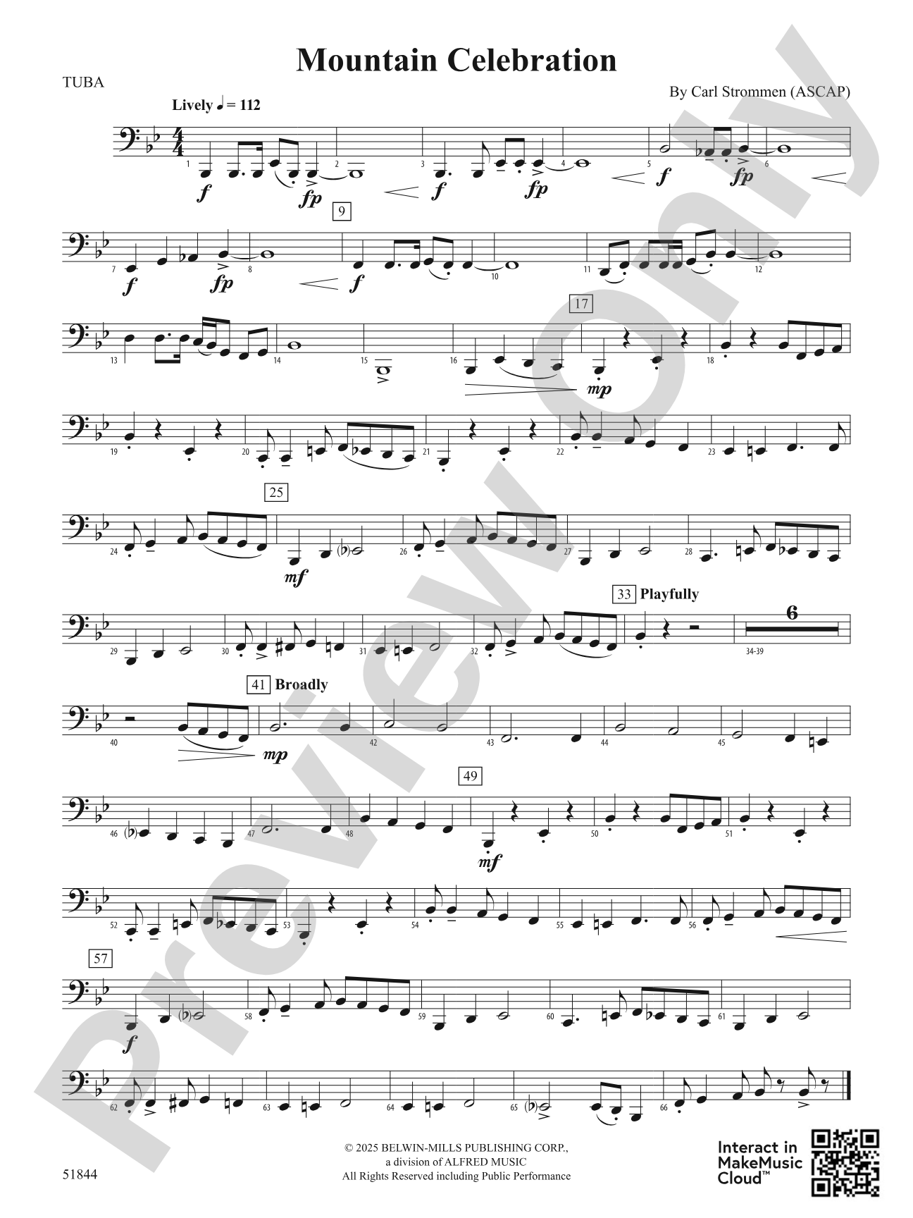 Mountain Celebration: Tuba