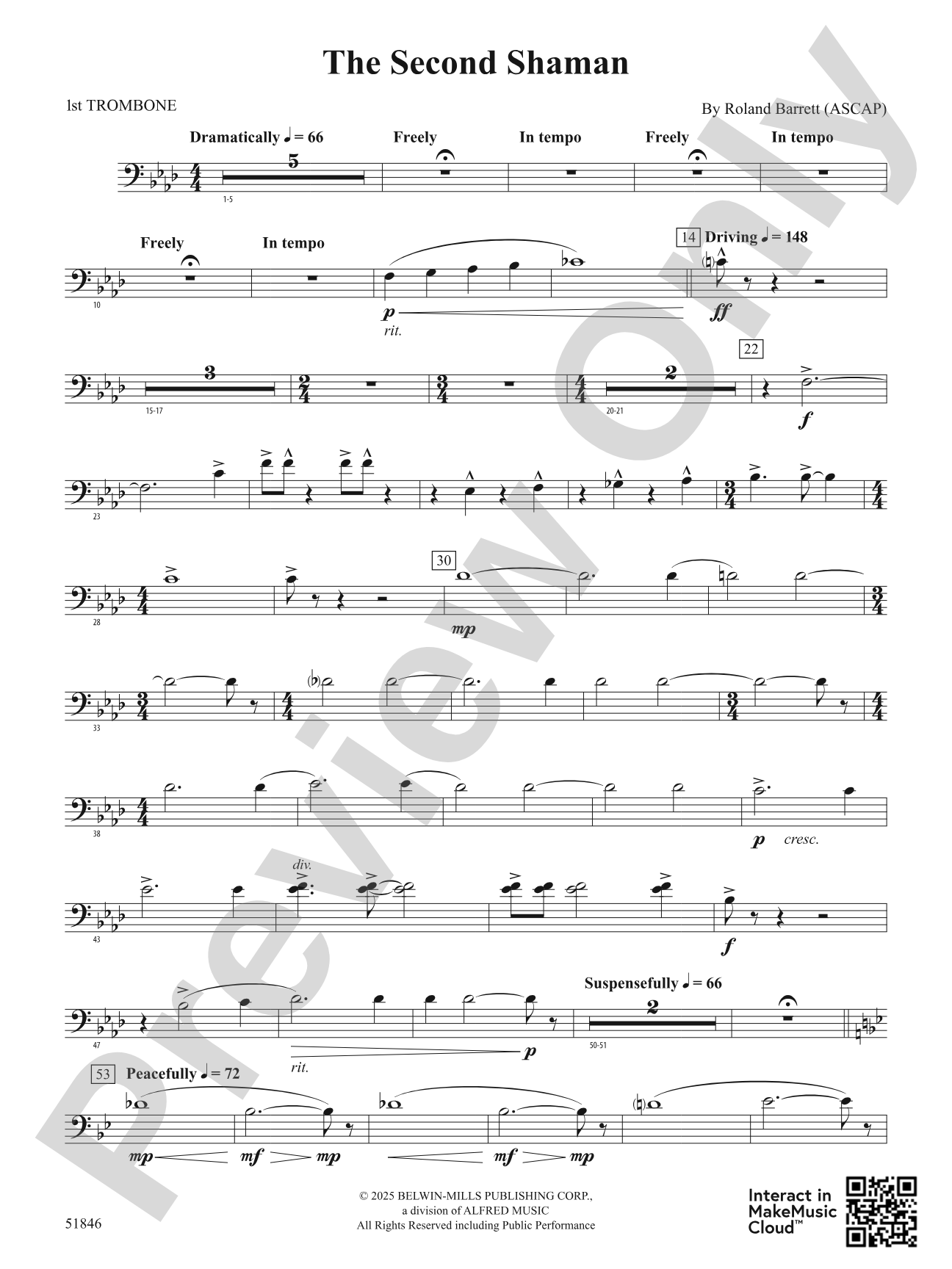 The Second Shaman: 1st Trombone