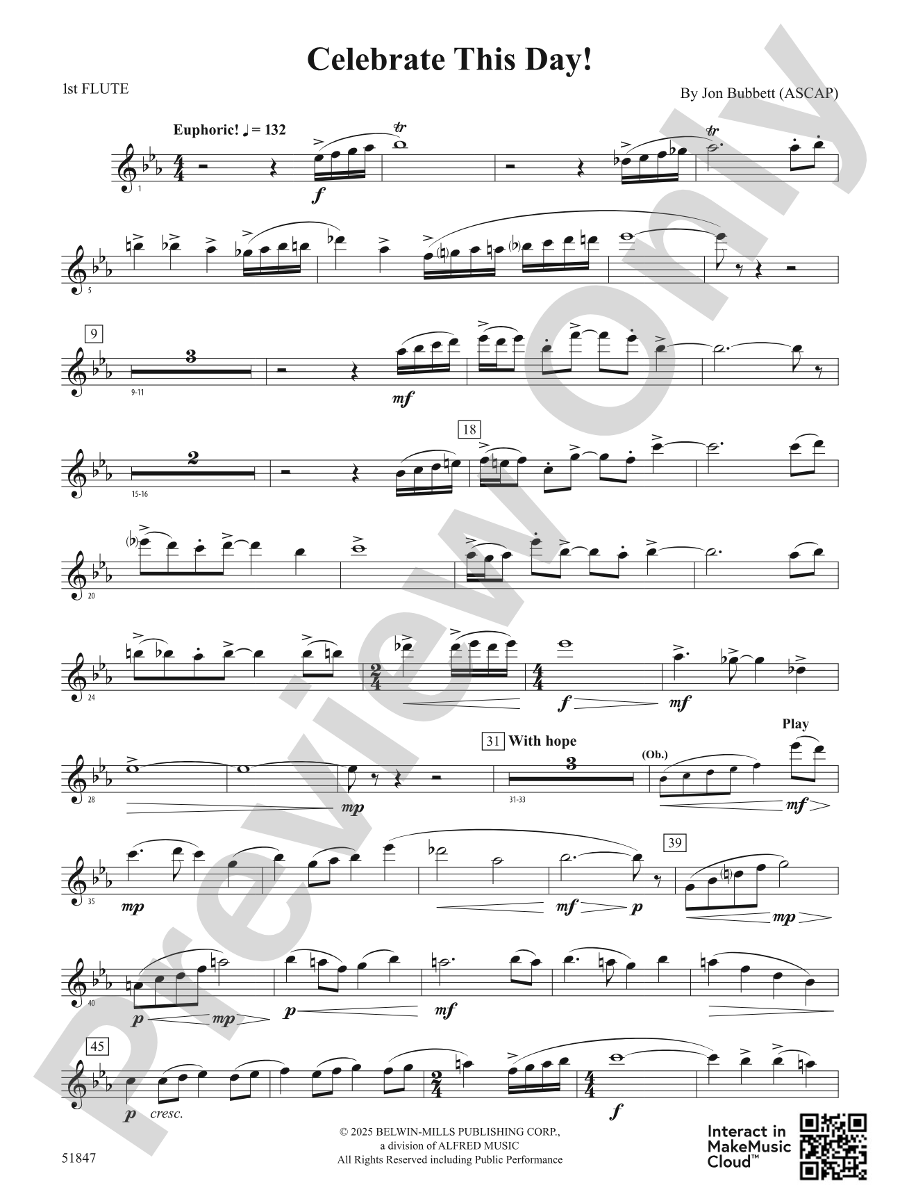 Celebrate This Day!: Flute