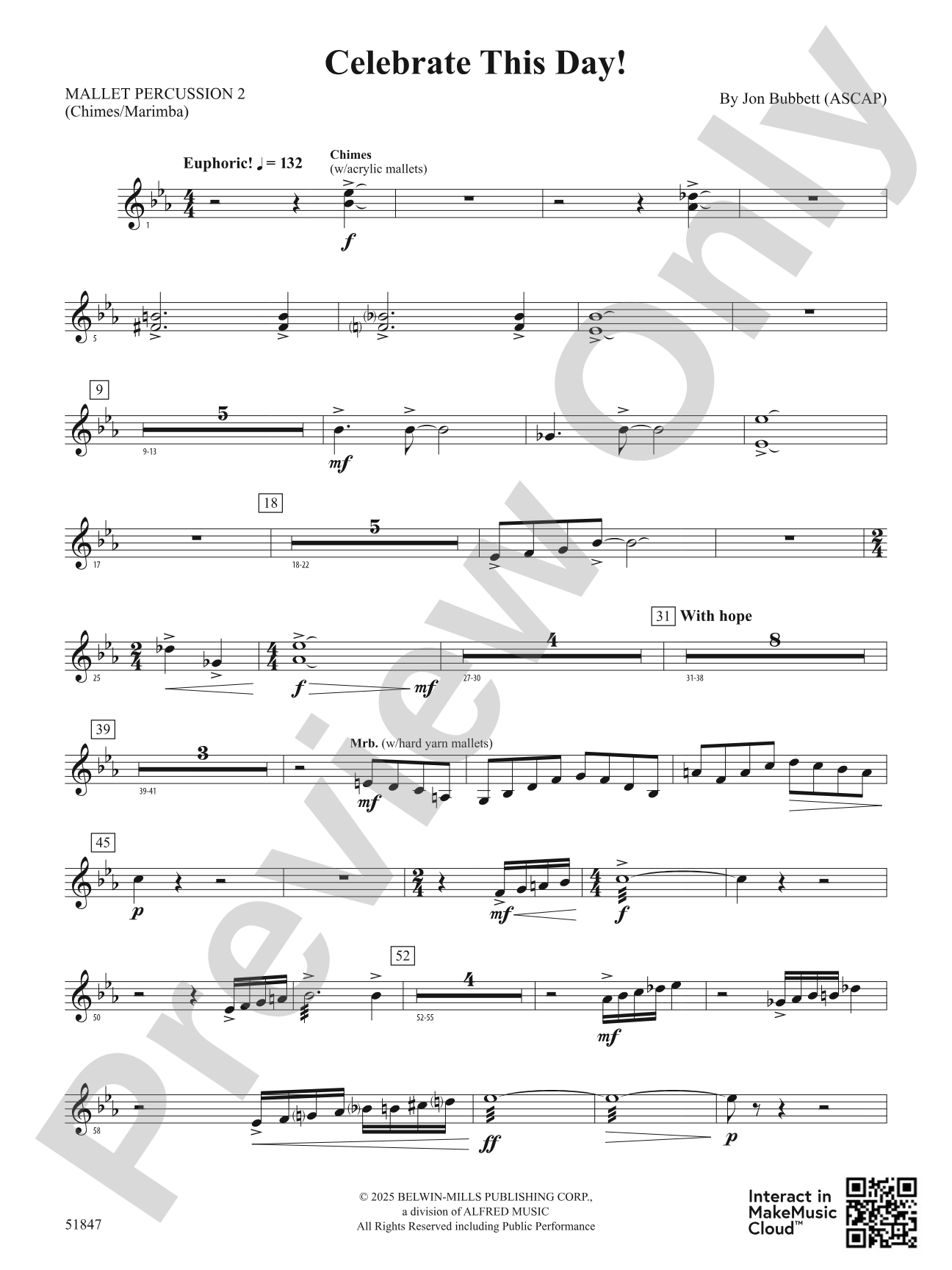 Celebrate This Day!: 2nd Mallet Percussion