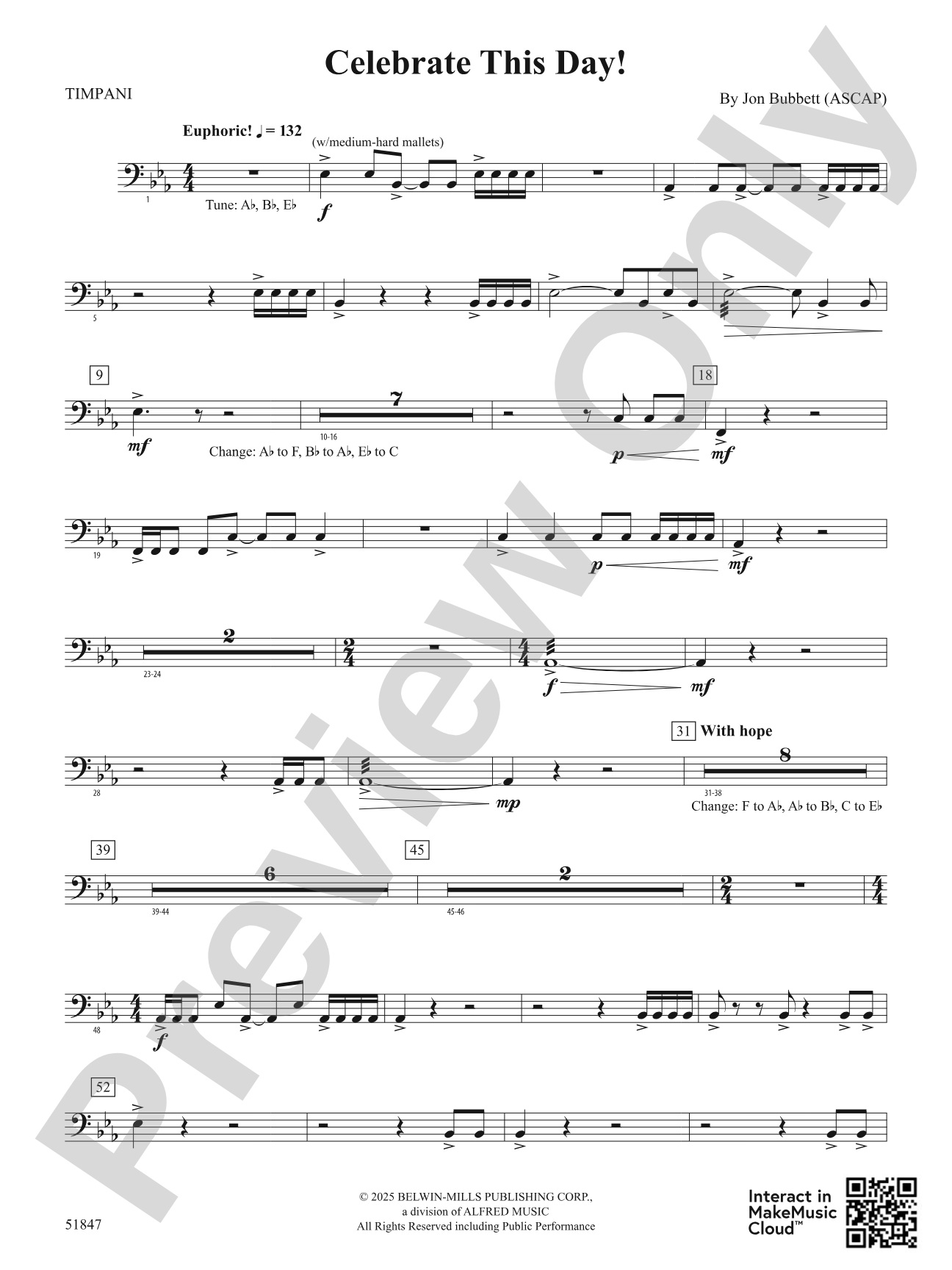 Celebrate This Day!: Timpani