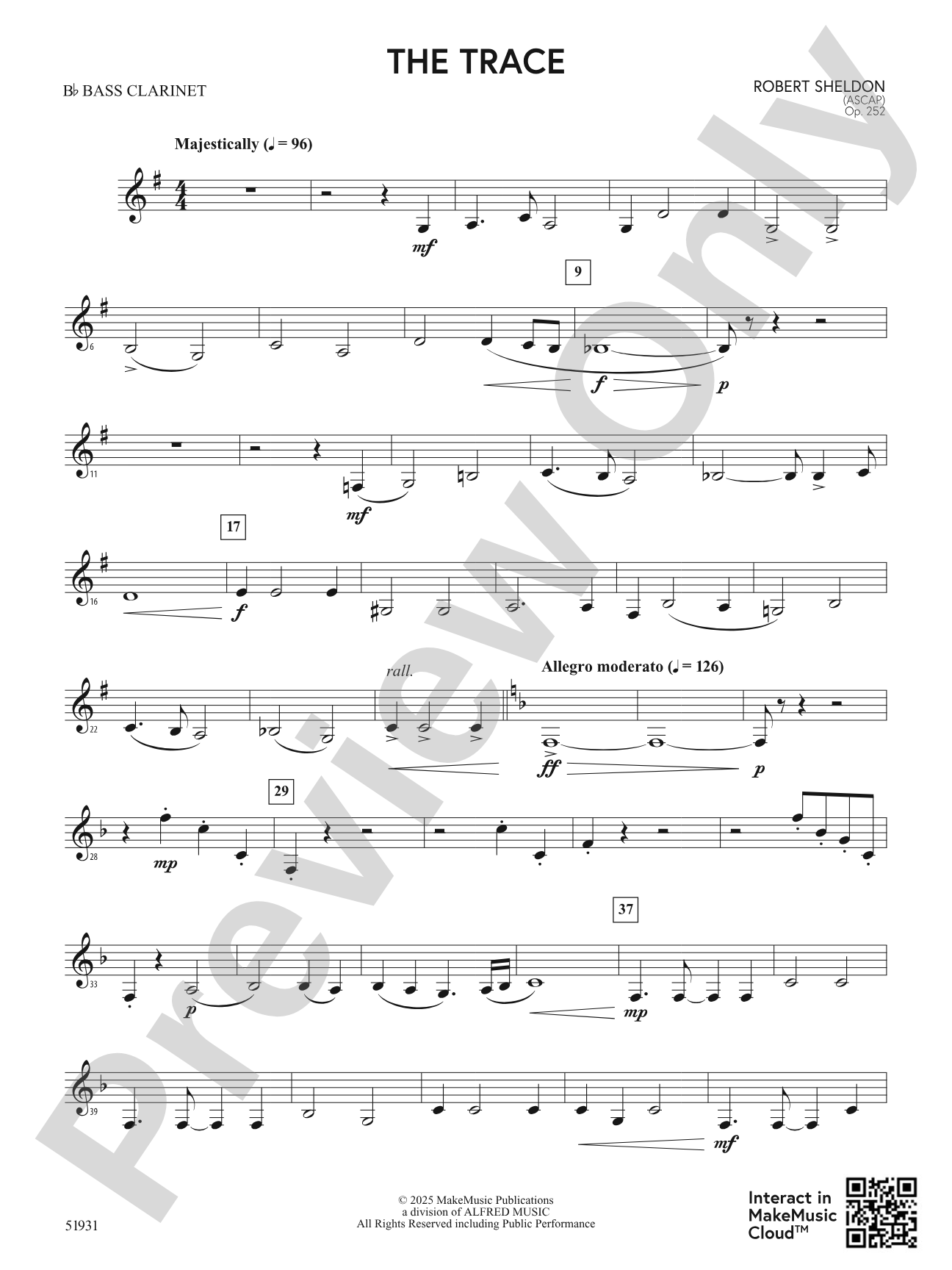 The Trace: B-flat Bass Clarinet