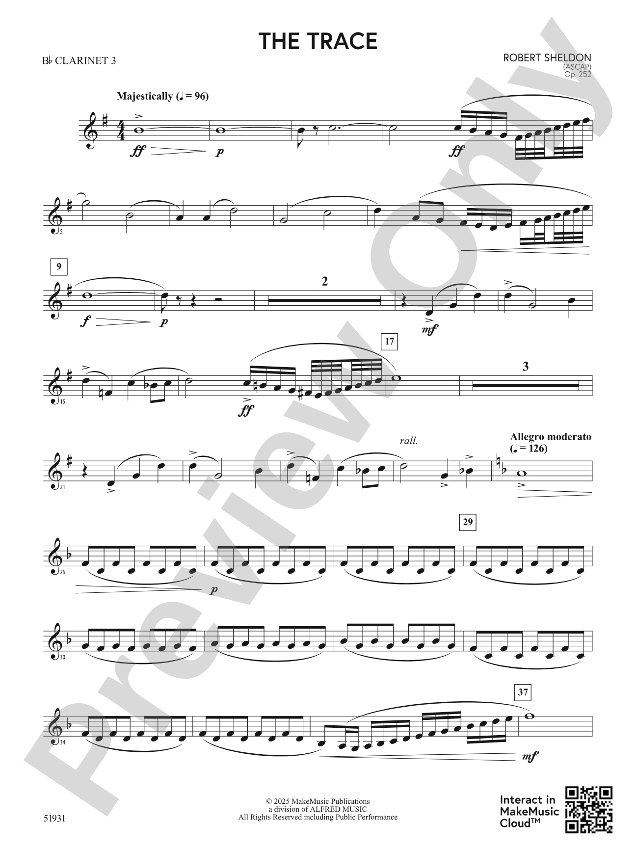 The Trace: 3rd B-flat Clarinet