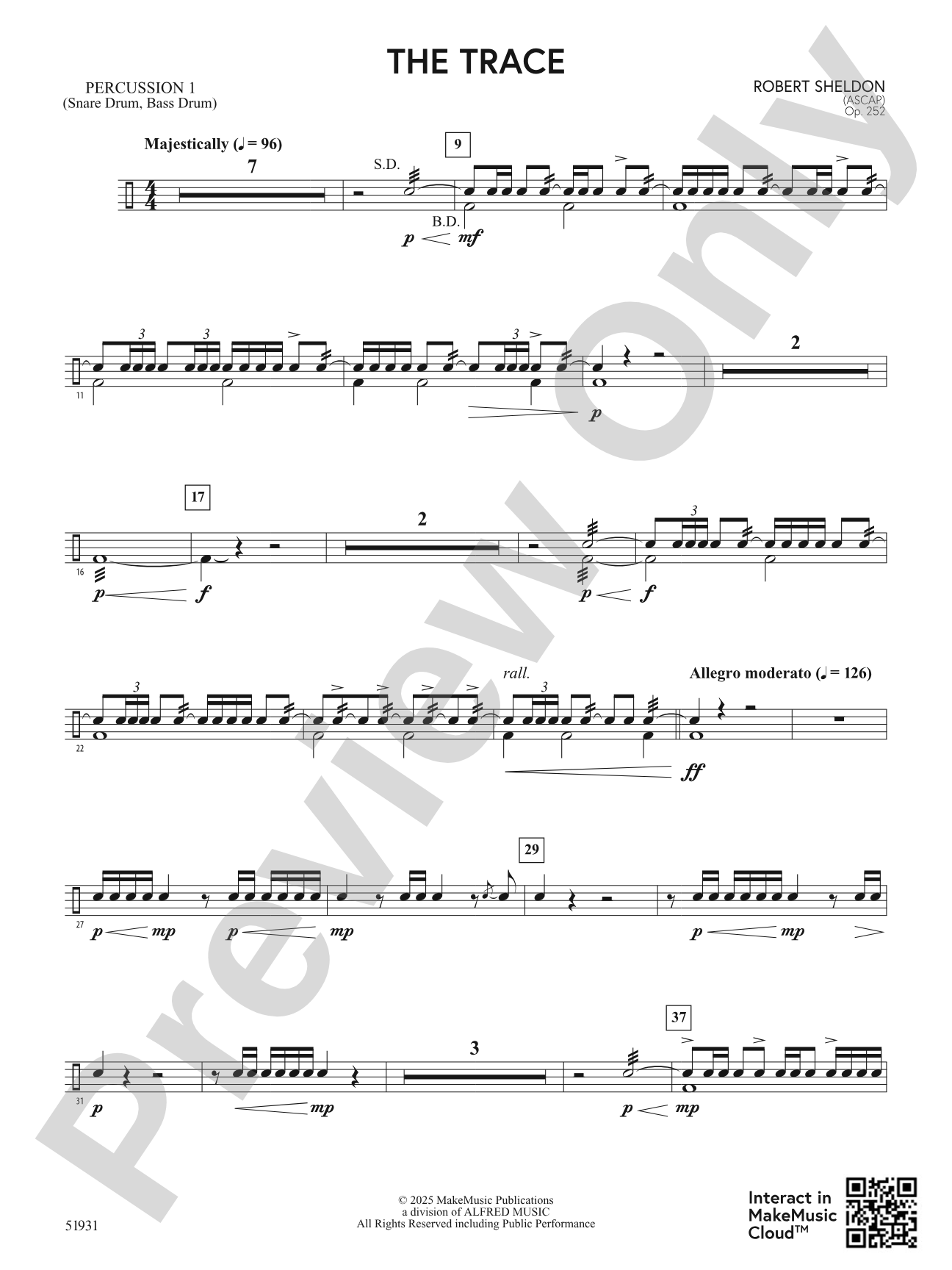 The Trace: 1st Percussion