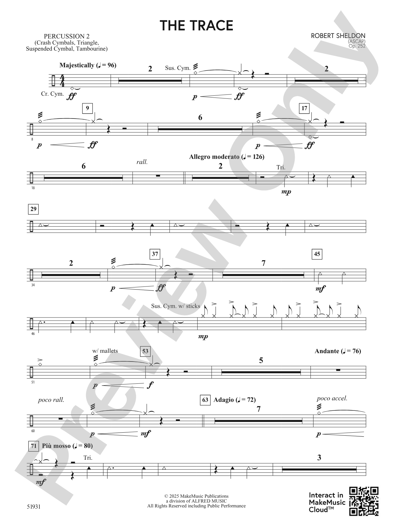 The Trace: 2nd Percussion
