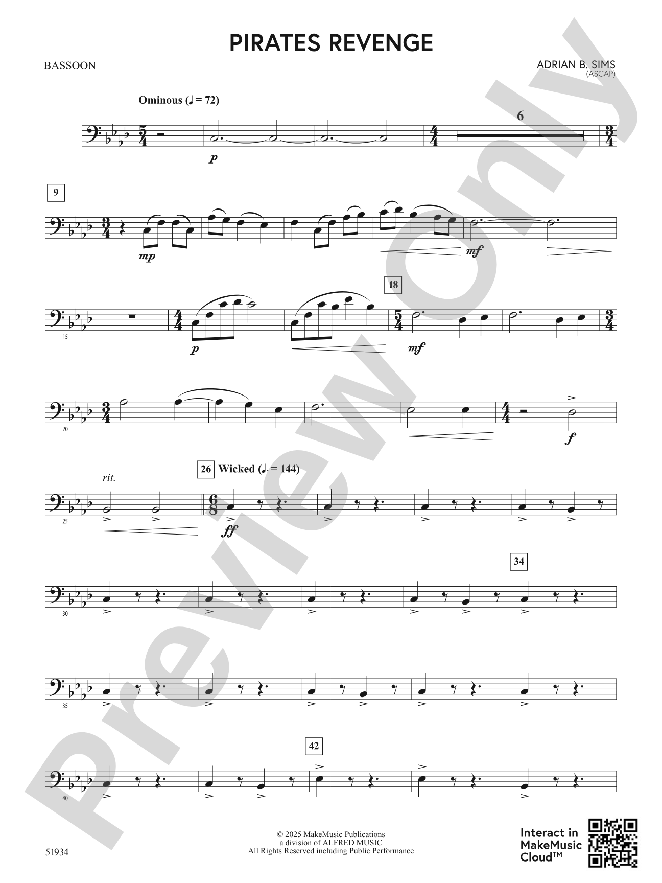 Pirates Revenge: Bassoon