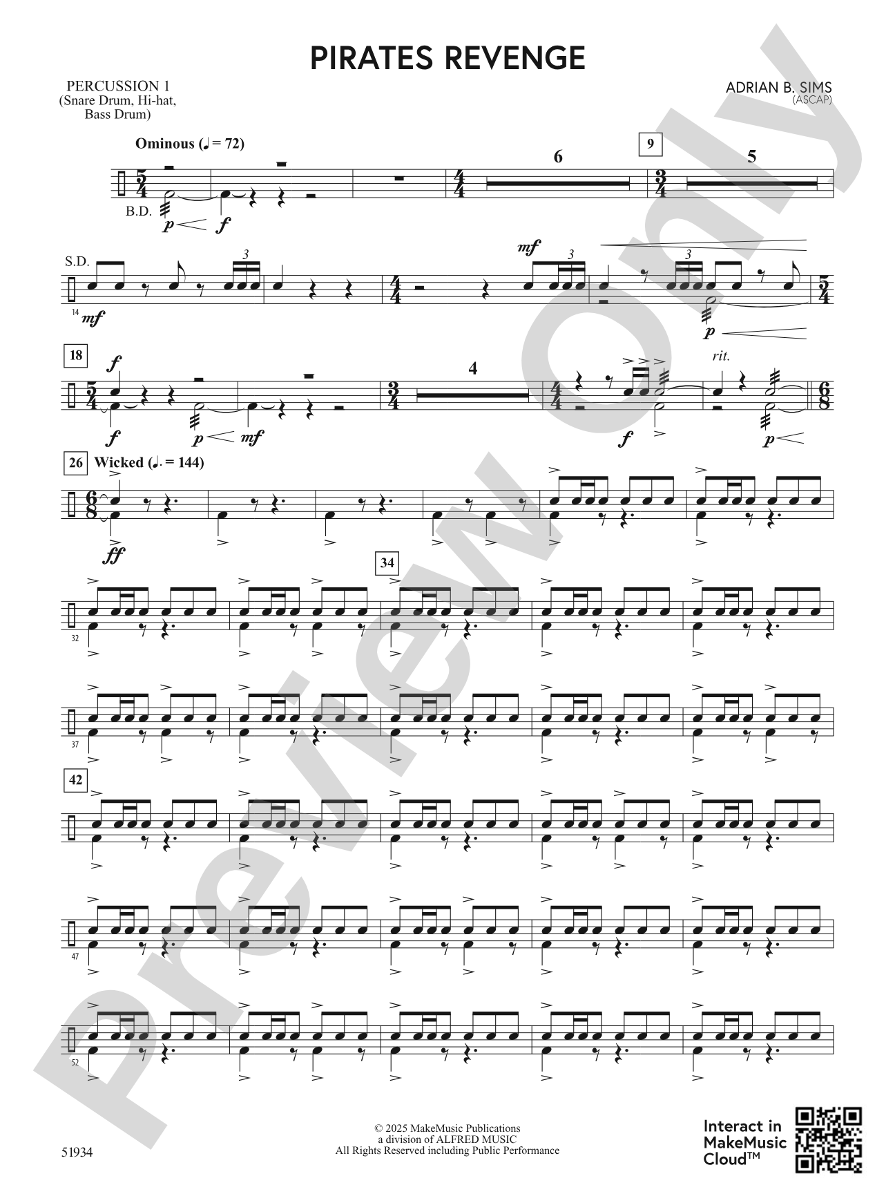 Pirates Revenge: 1st Percussion