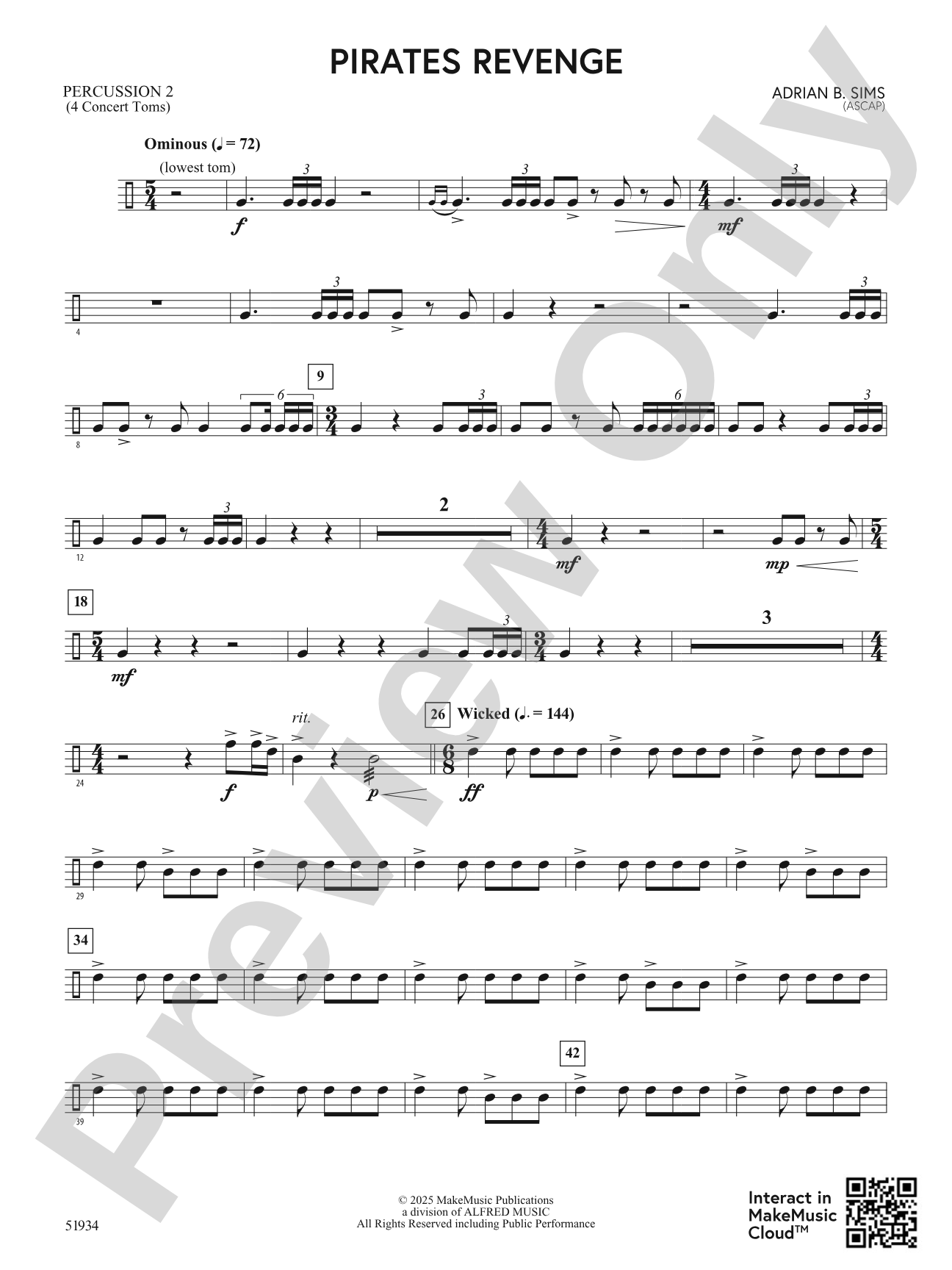 Pirates Revenge: 2nd Percussion