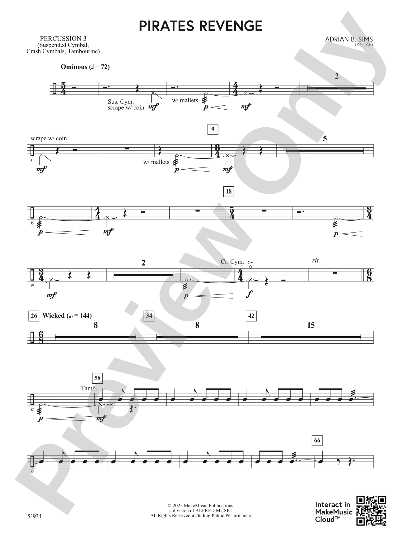Pirates Revenge: 3rd Percussion