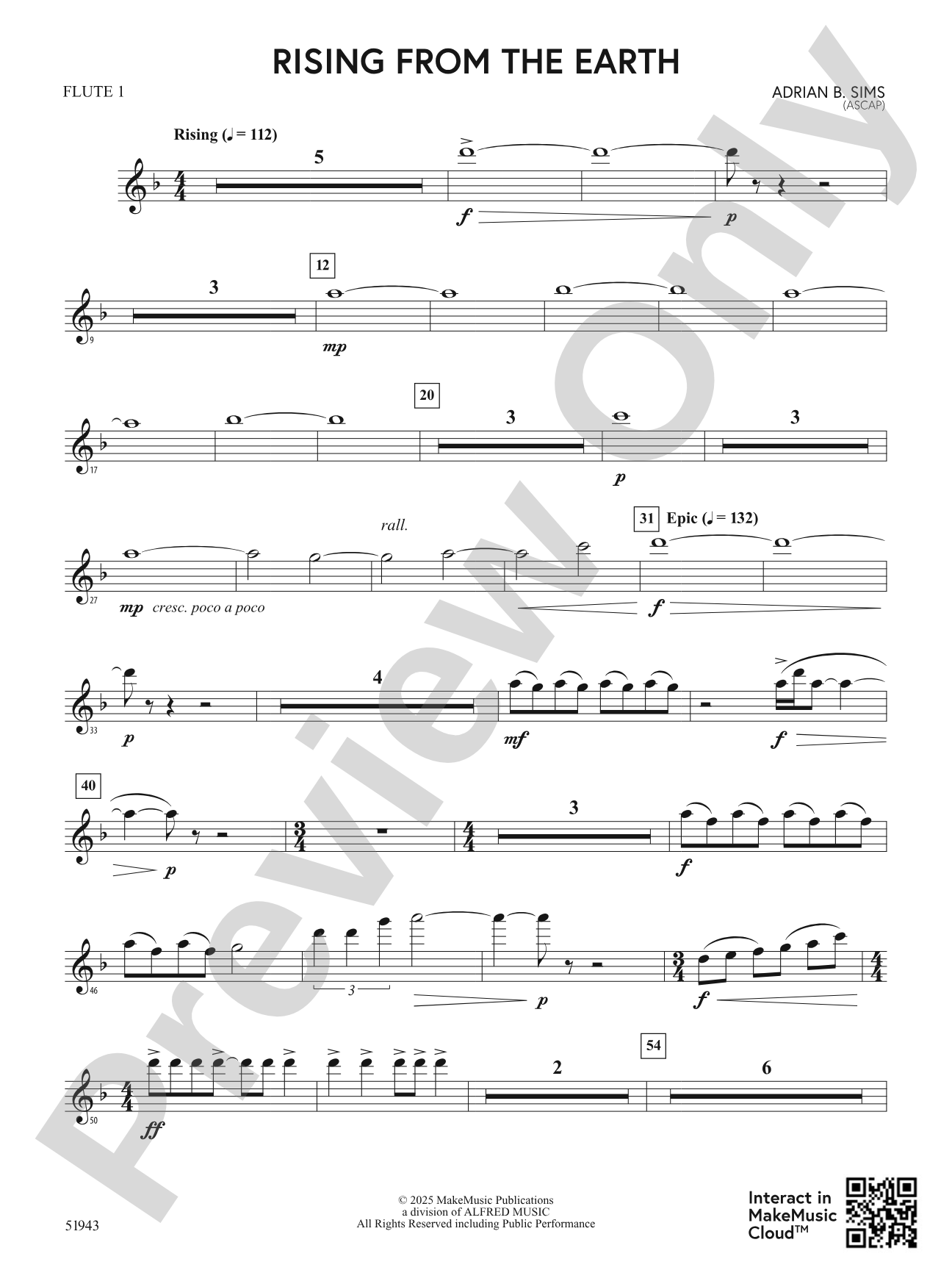 Rising From the Earth: Flute