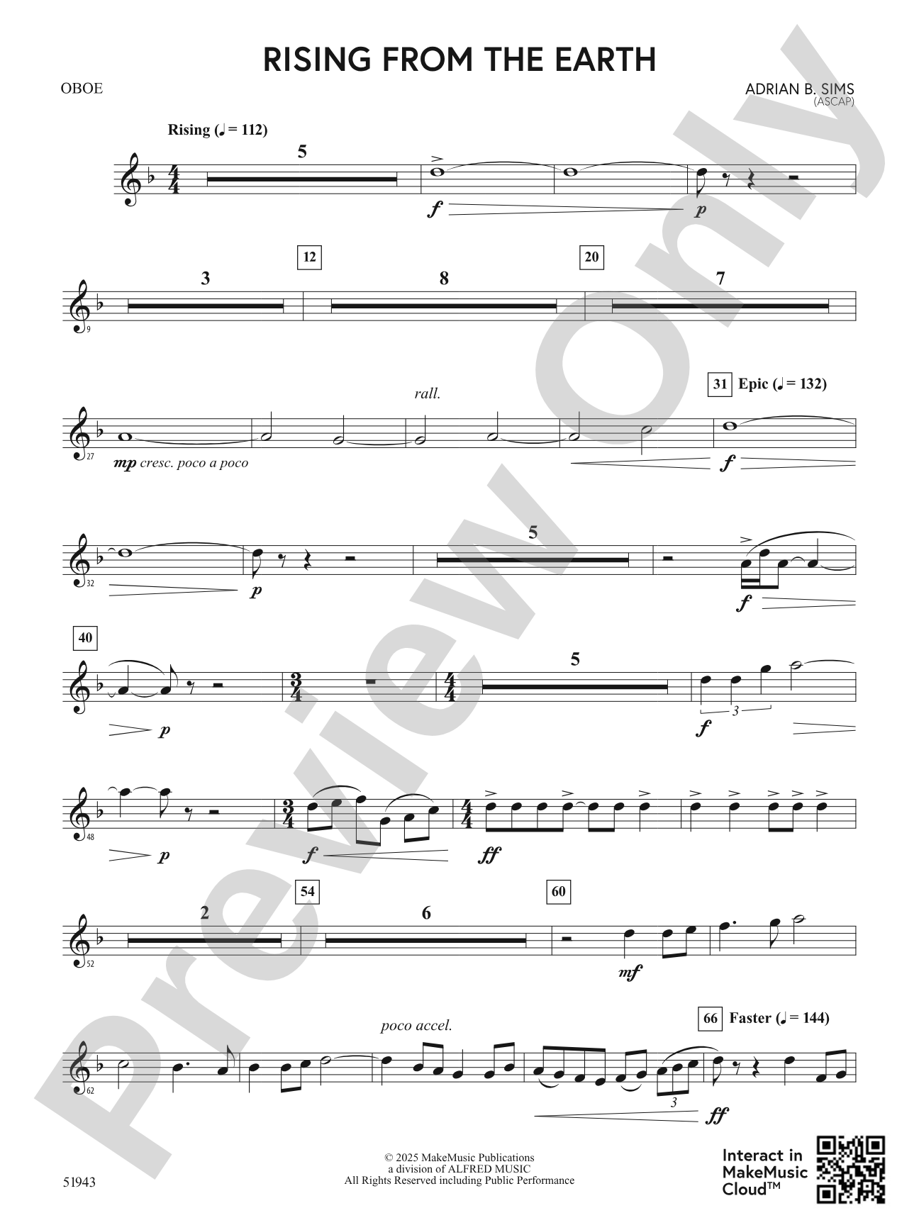 Rising From the Earth: Oboe
