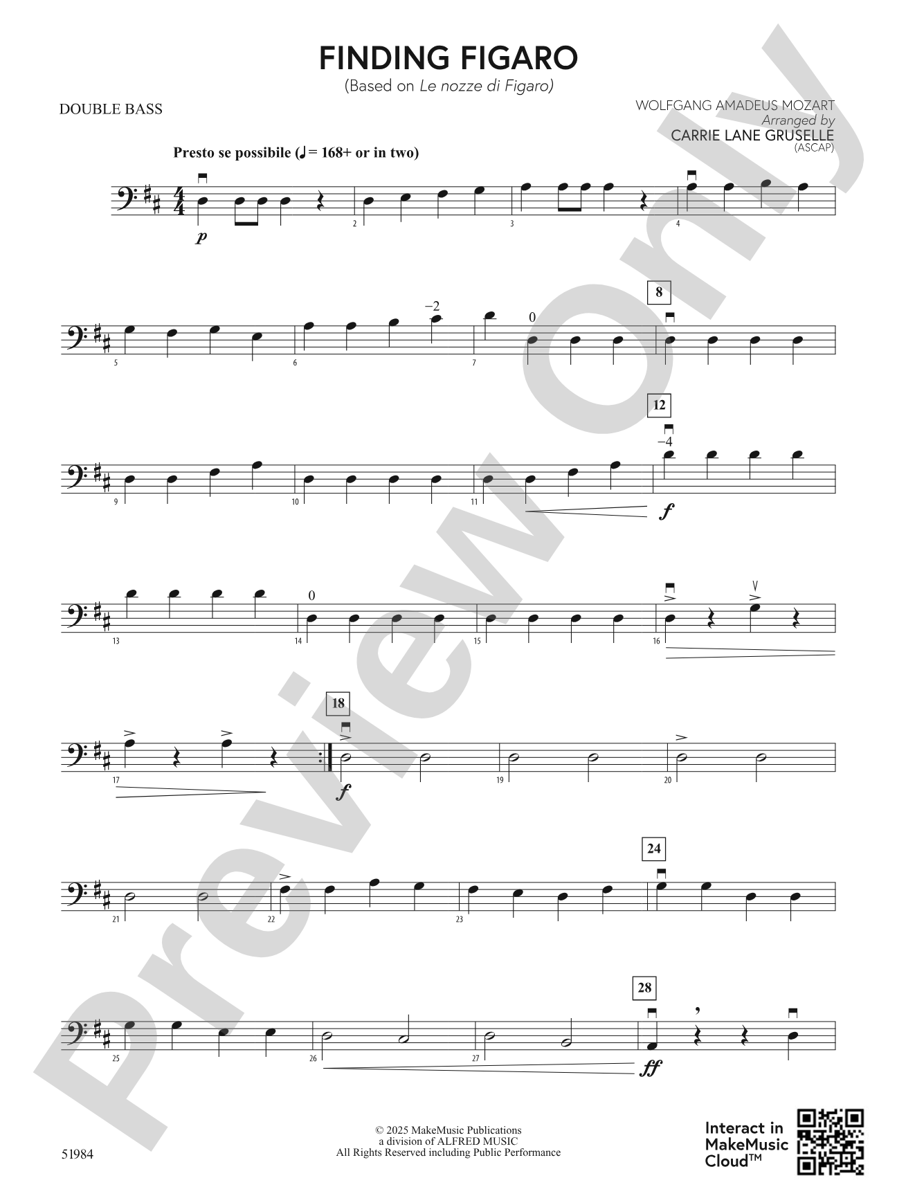 Finding Figaro: String Bass