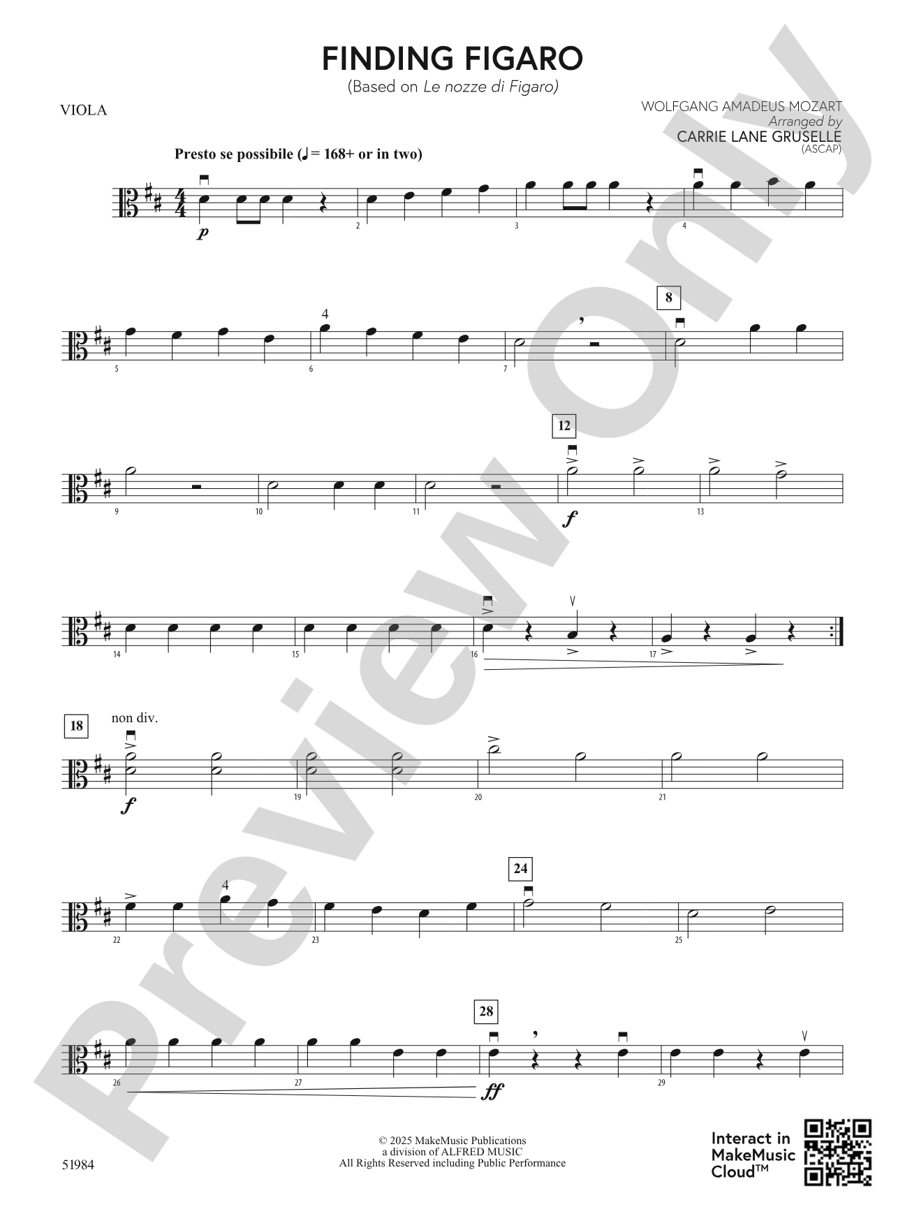 Finding Figaro: Viola