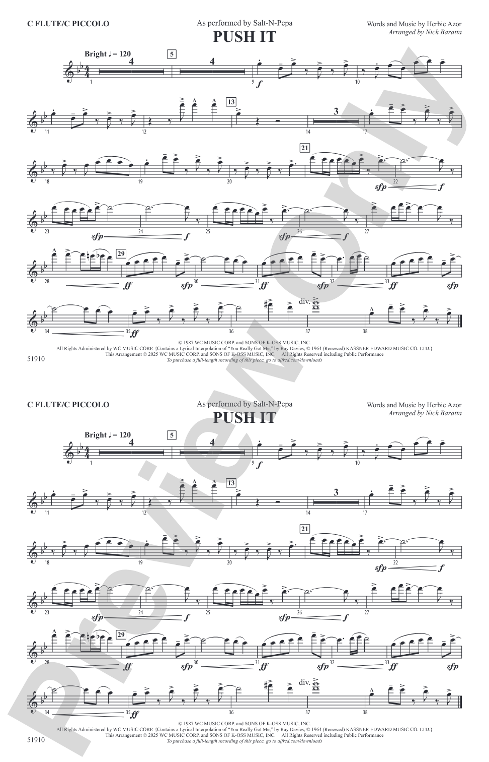 Push It: Flute