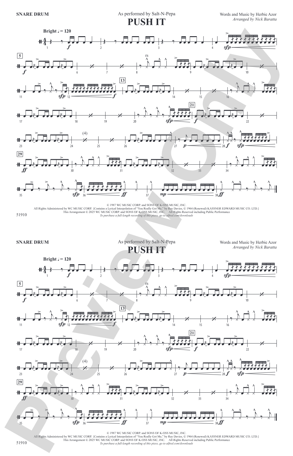 Push It: Snare Drum