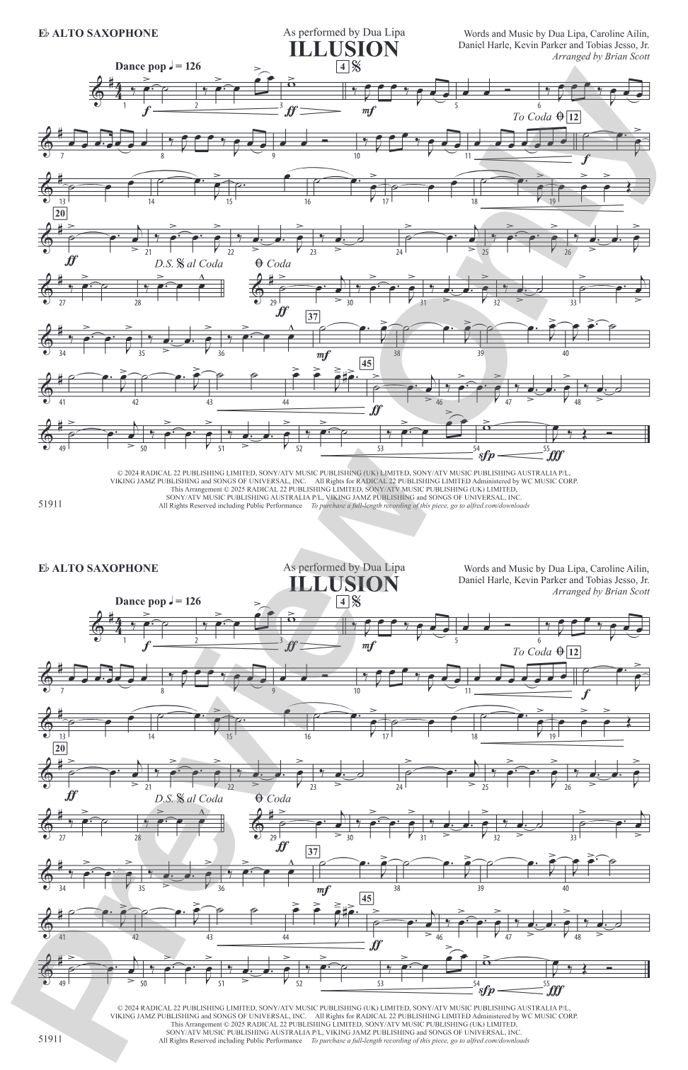 Illusion: E-flat Alto Saxophone