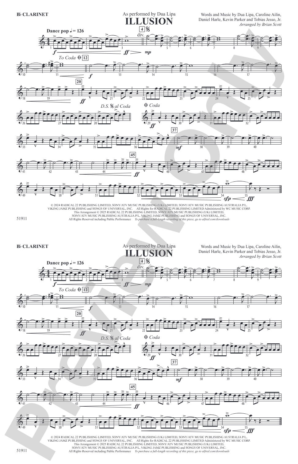 Illusion: 1st B-flat Clarinet