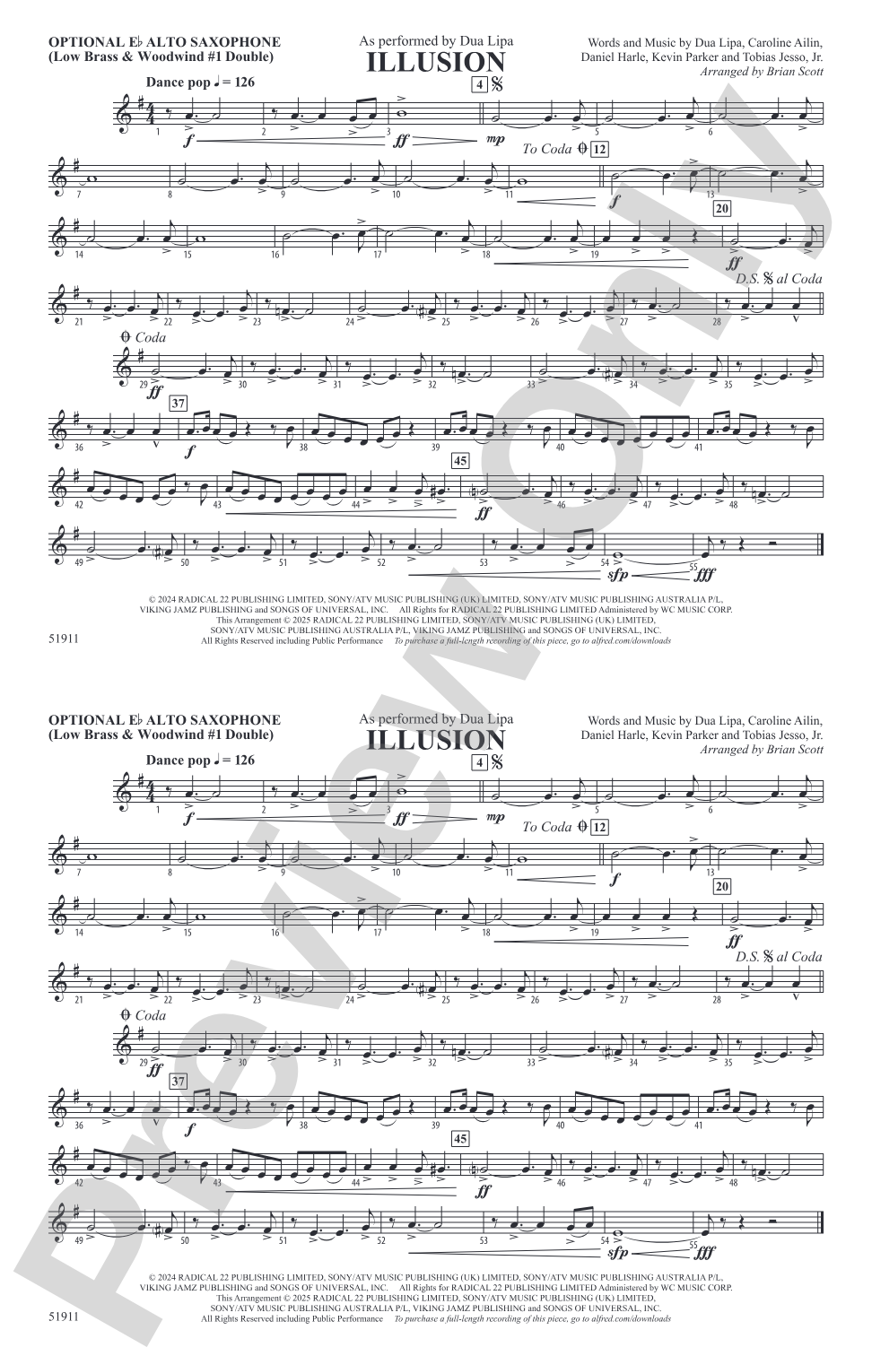 Illusion: Optional Alto Sax