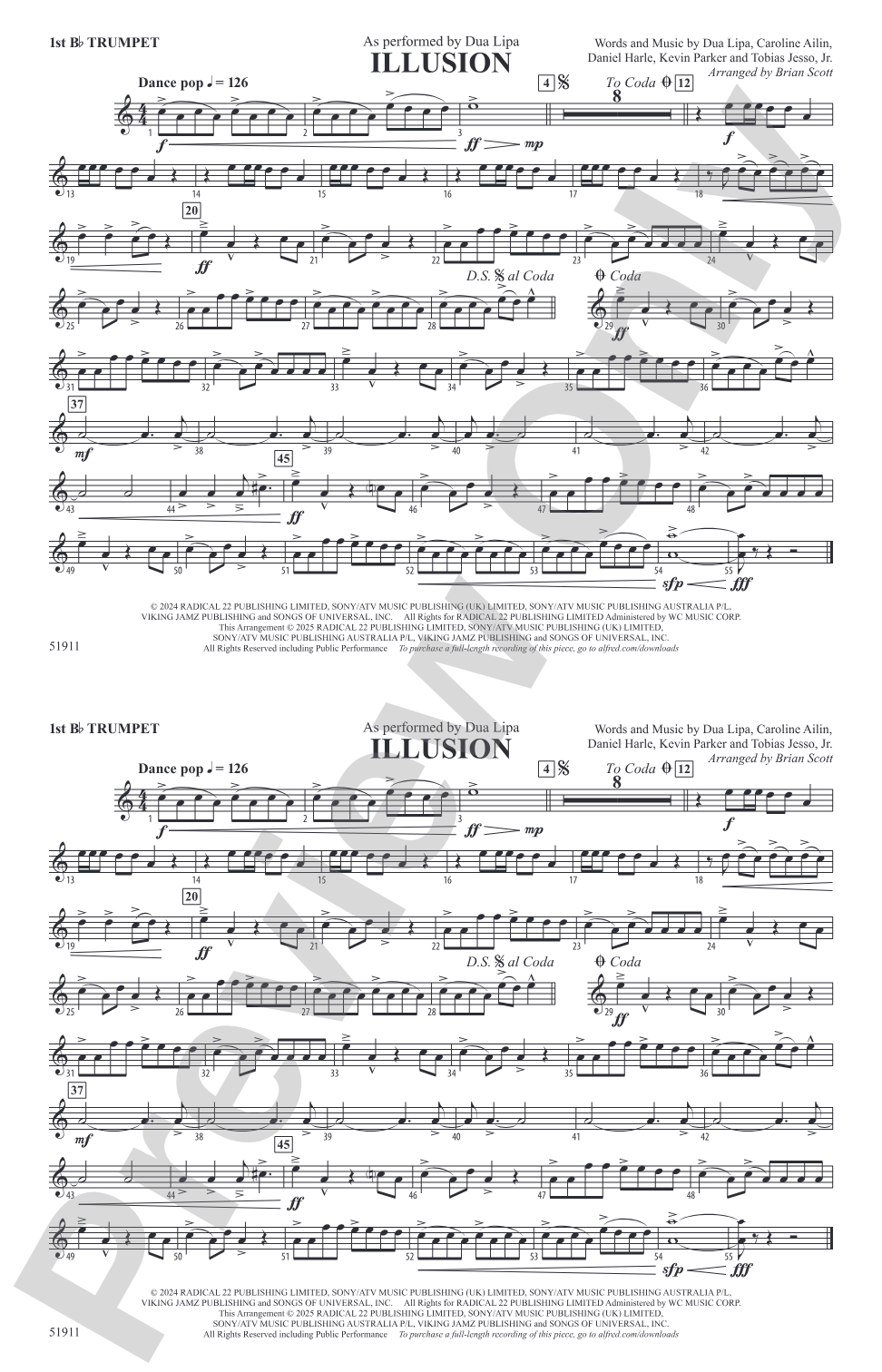 Illusion: 1st B-flat Trumpet
