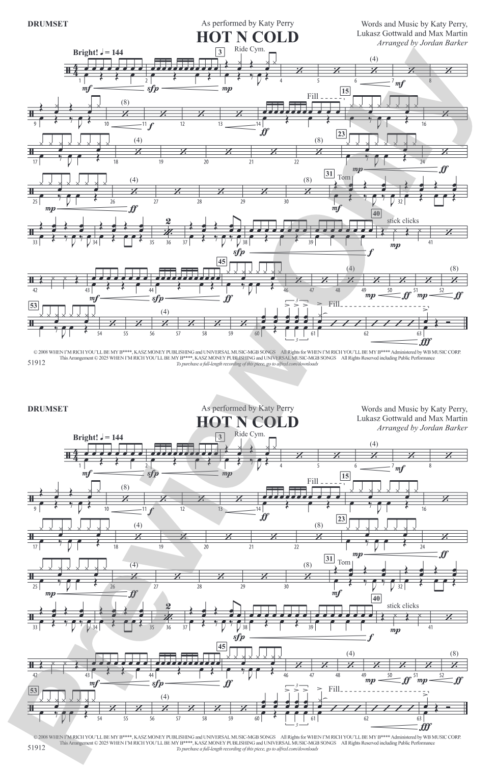 Hot N Cold: Drums