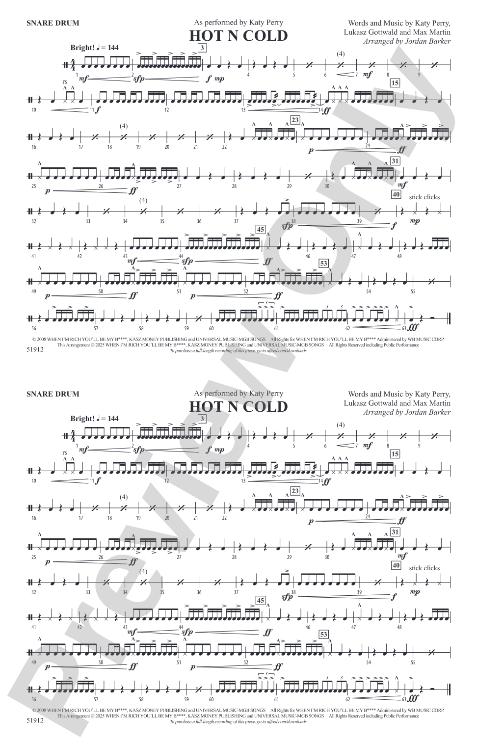 Hot N Cold: Snare Drum