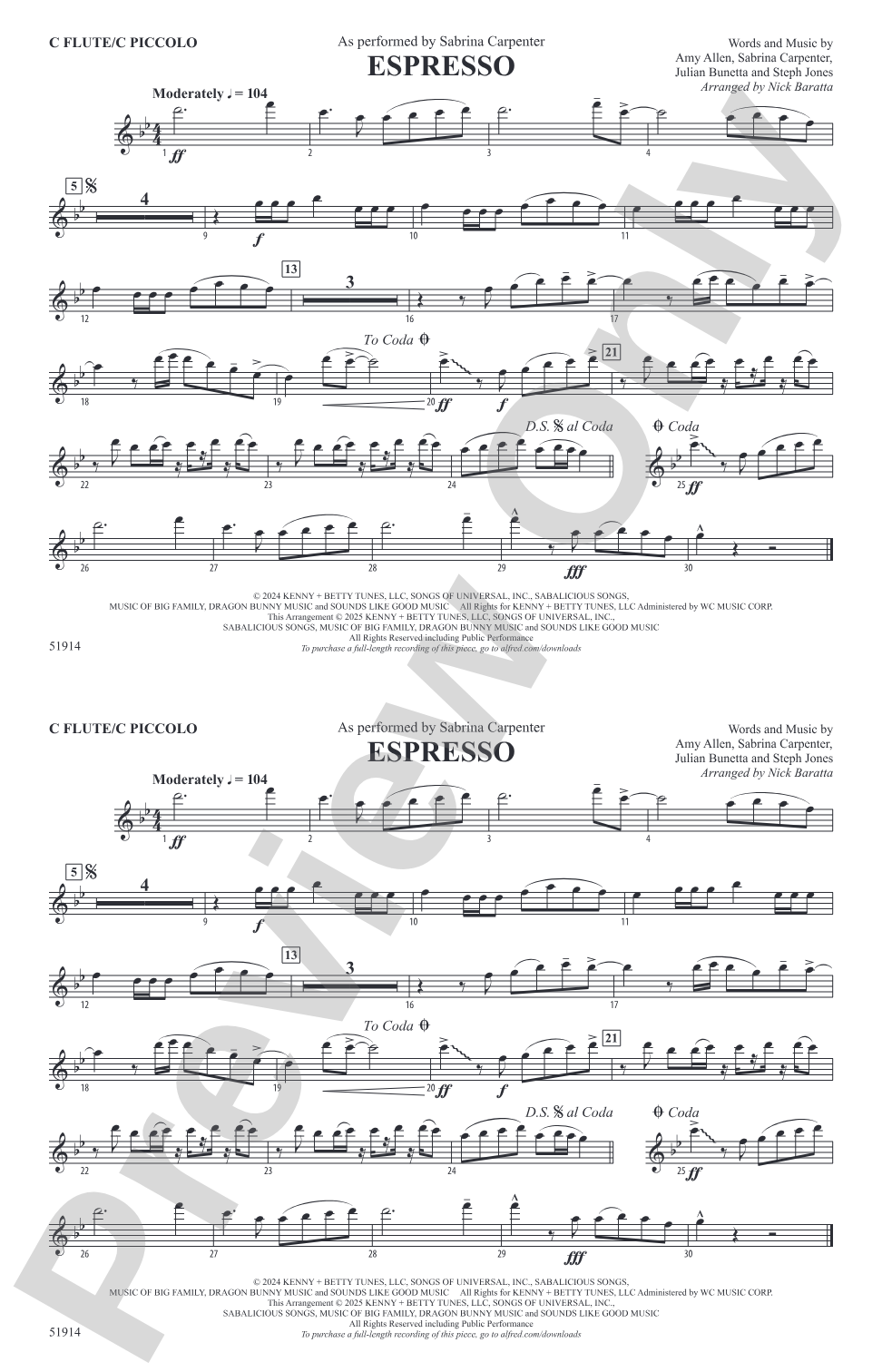 Espresso: Flute