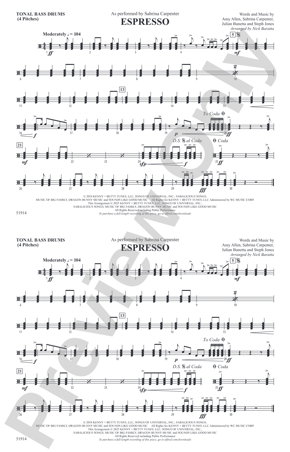 Espresso: Tonal Bass Drum