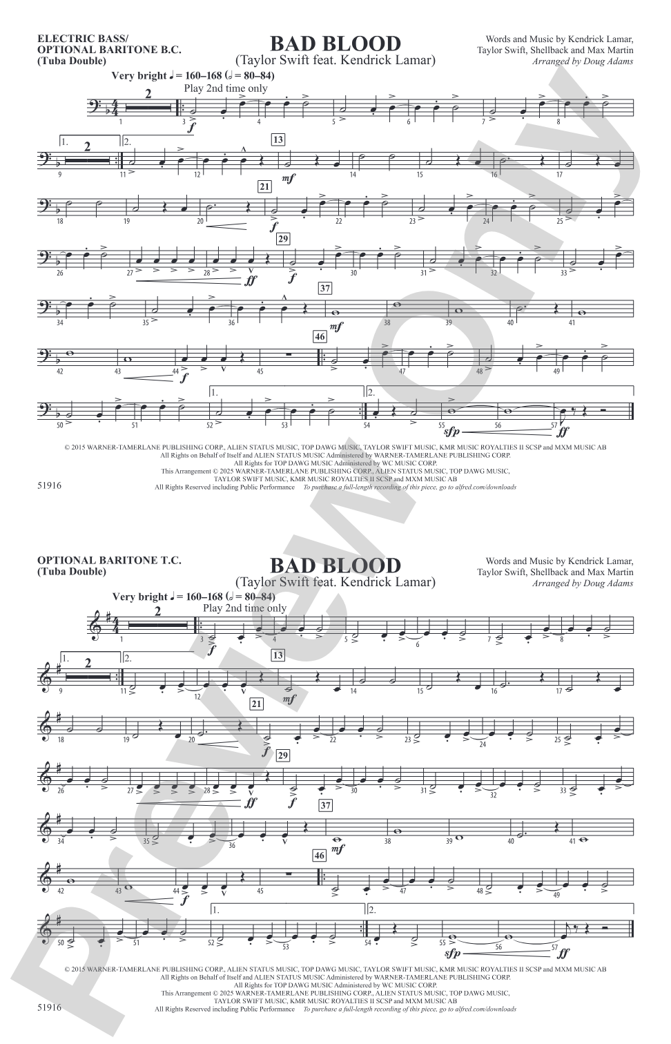 Bad Blood: Electric Bass