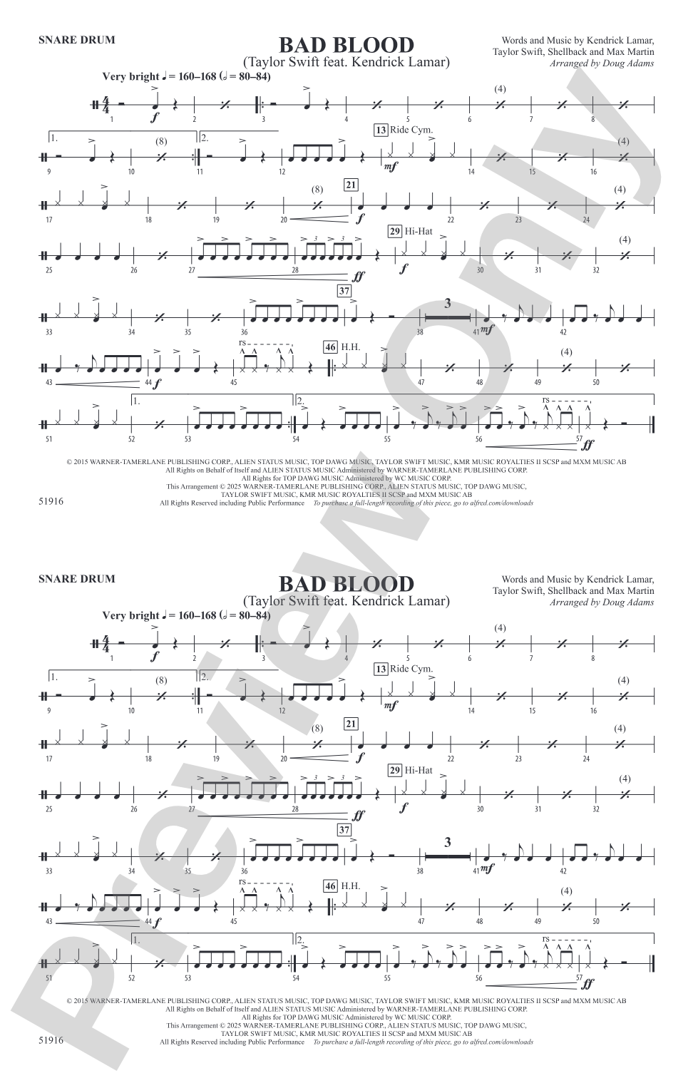 Bad Blood: Snare Drum