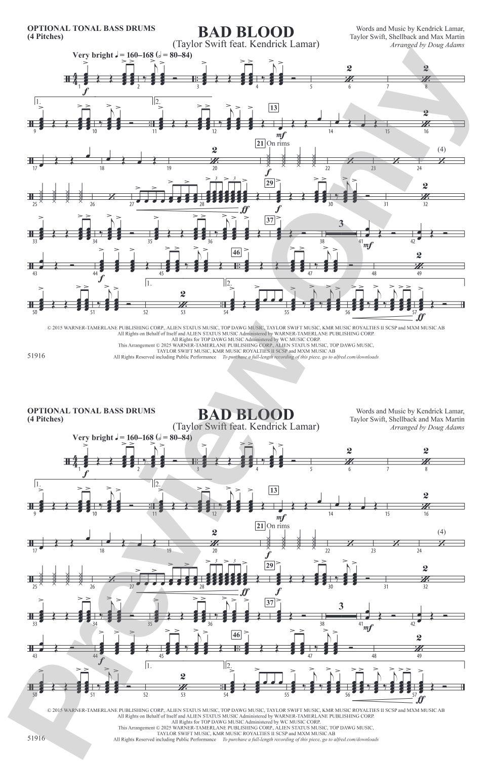 Bad Blood: Tonal Bass Drum