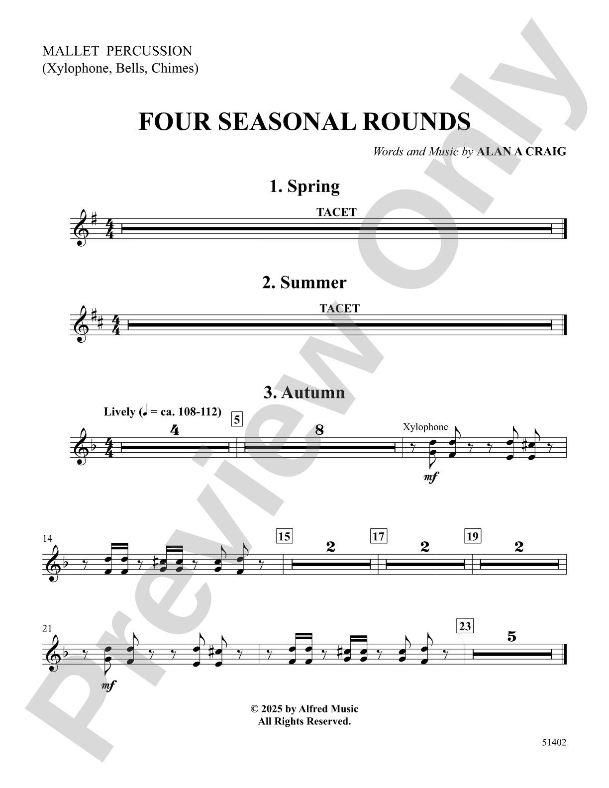 Four Seasonal Rounds: Mallets