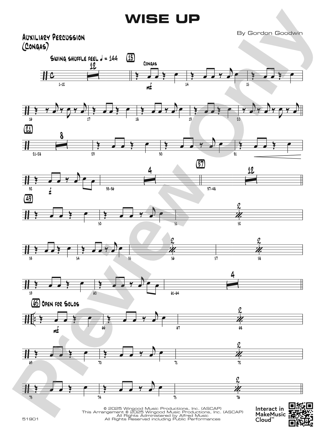 Wise Up: Auxiliary Percussion