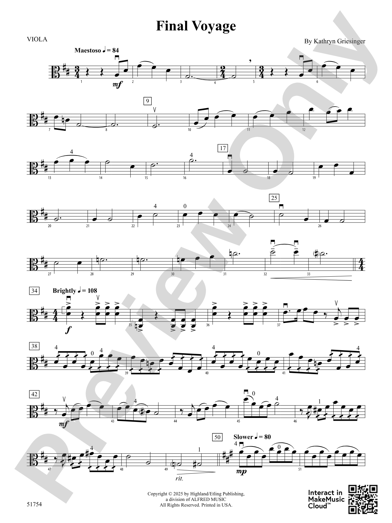Final Voyage: Viola