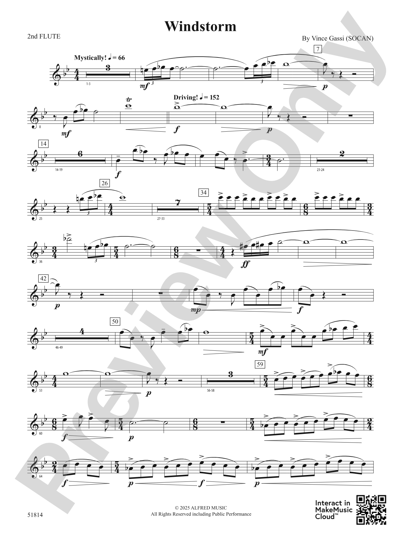 Windstorm: 2nd Flute