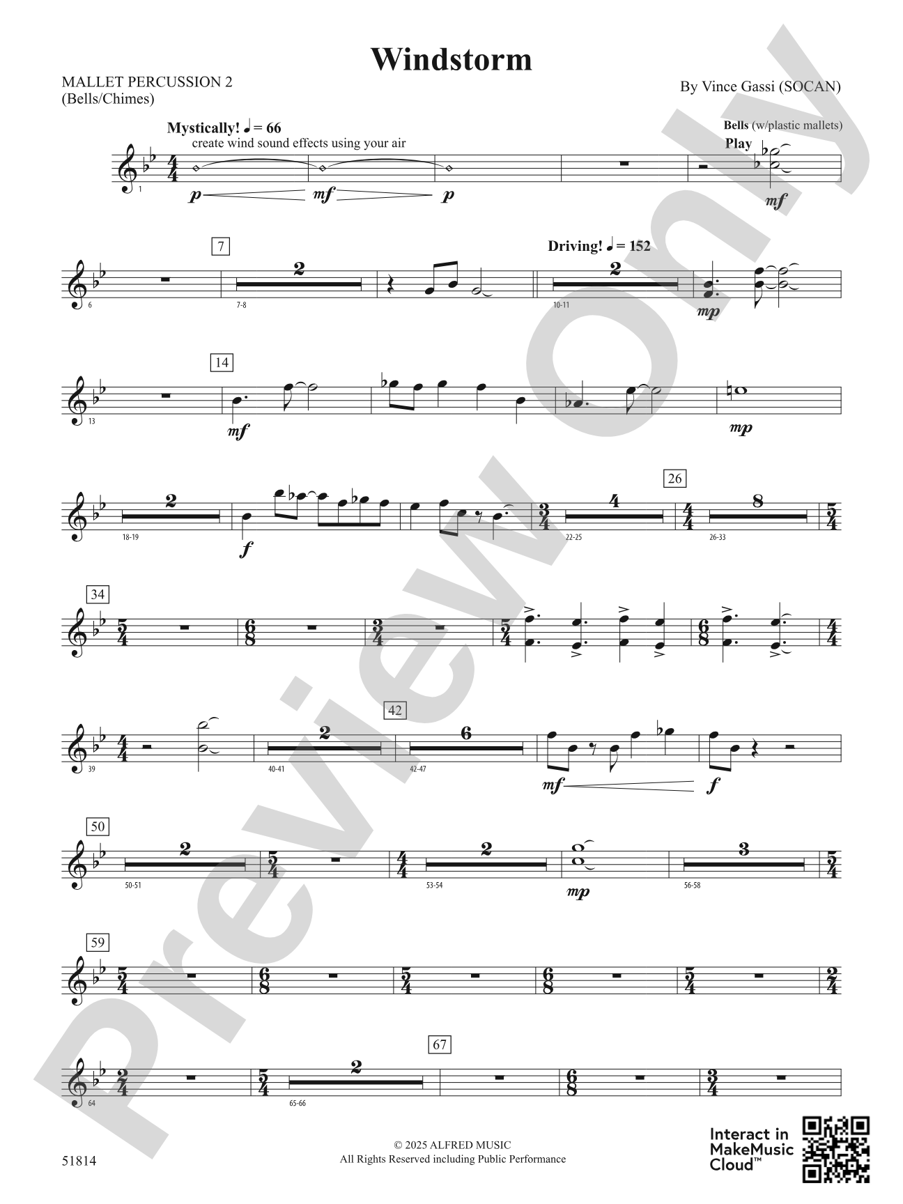 Windstorm: 2nd Mallet Percussion